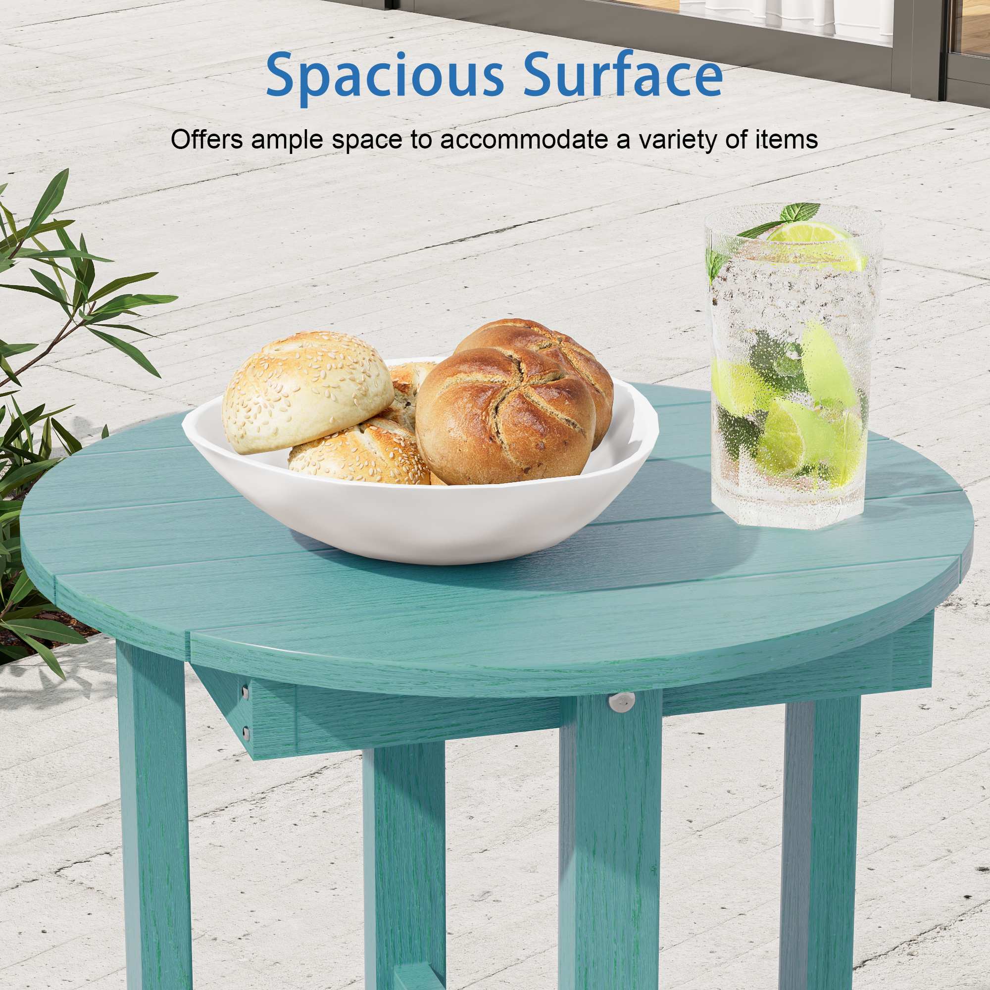Aok Garden LWP-PST-25-LB Patio-Tables - View #4