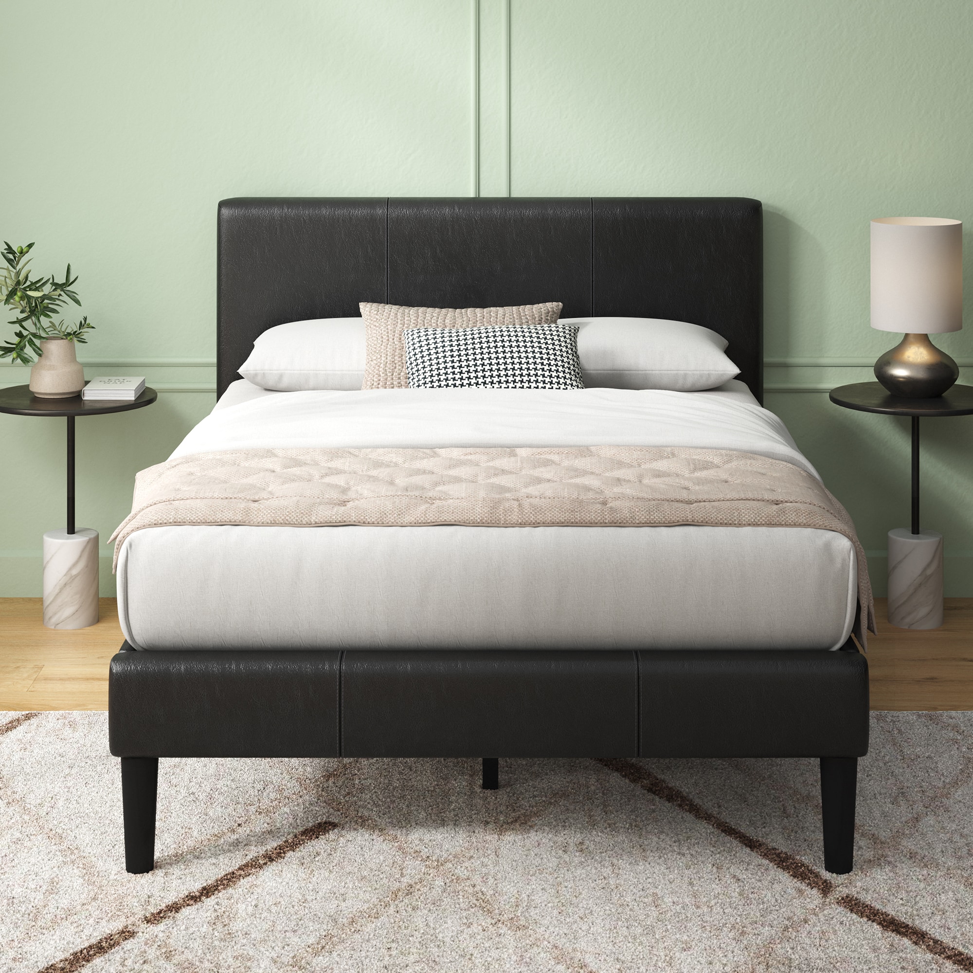 Zinus SPI-XKAX-B-T Deep Espresso Twin Metal Platform Bed