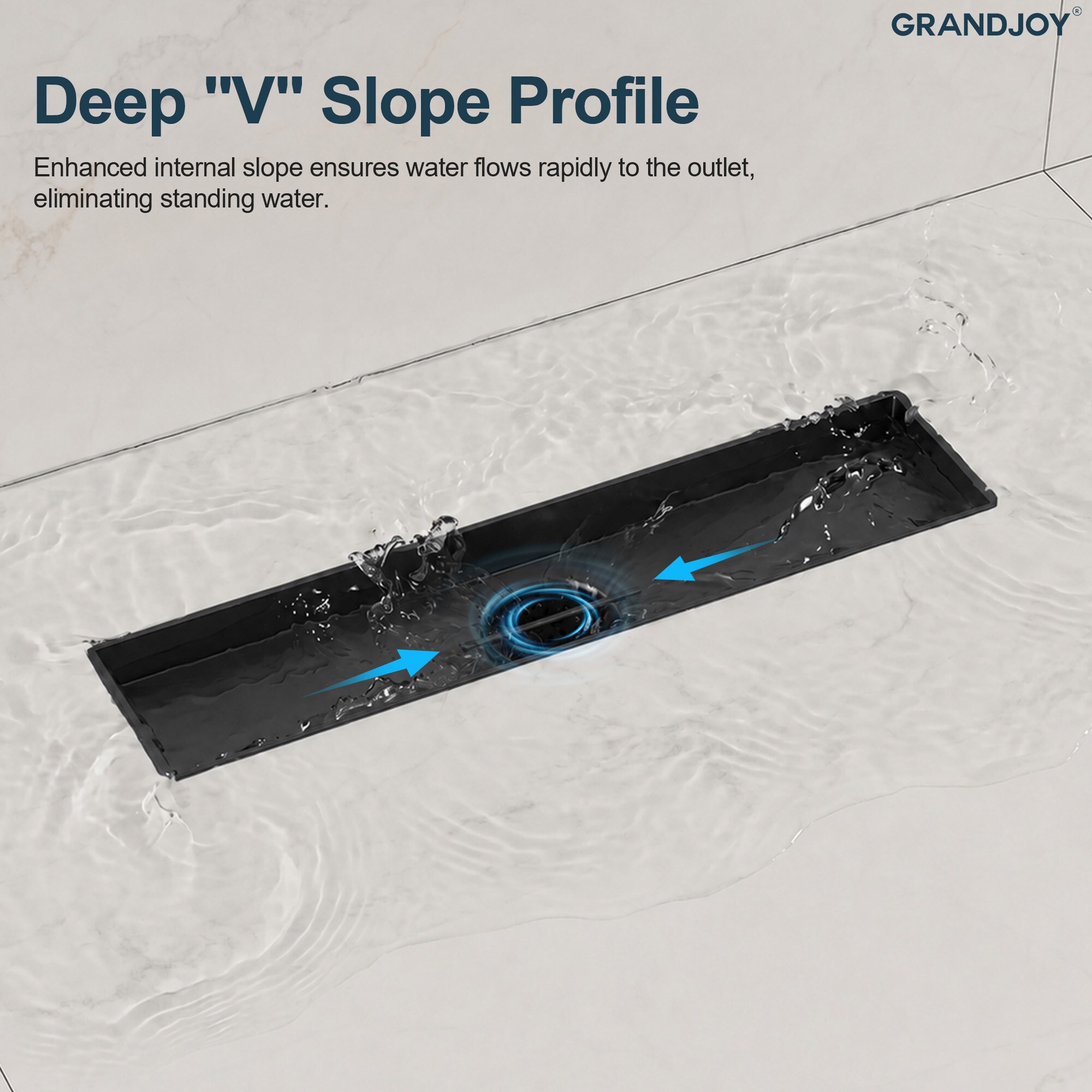 GRANDJOY SGF30GJ-81D-BL Drains-Flanges - View #4