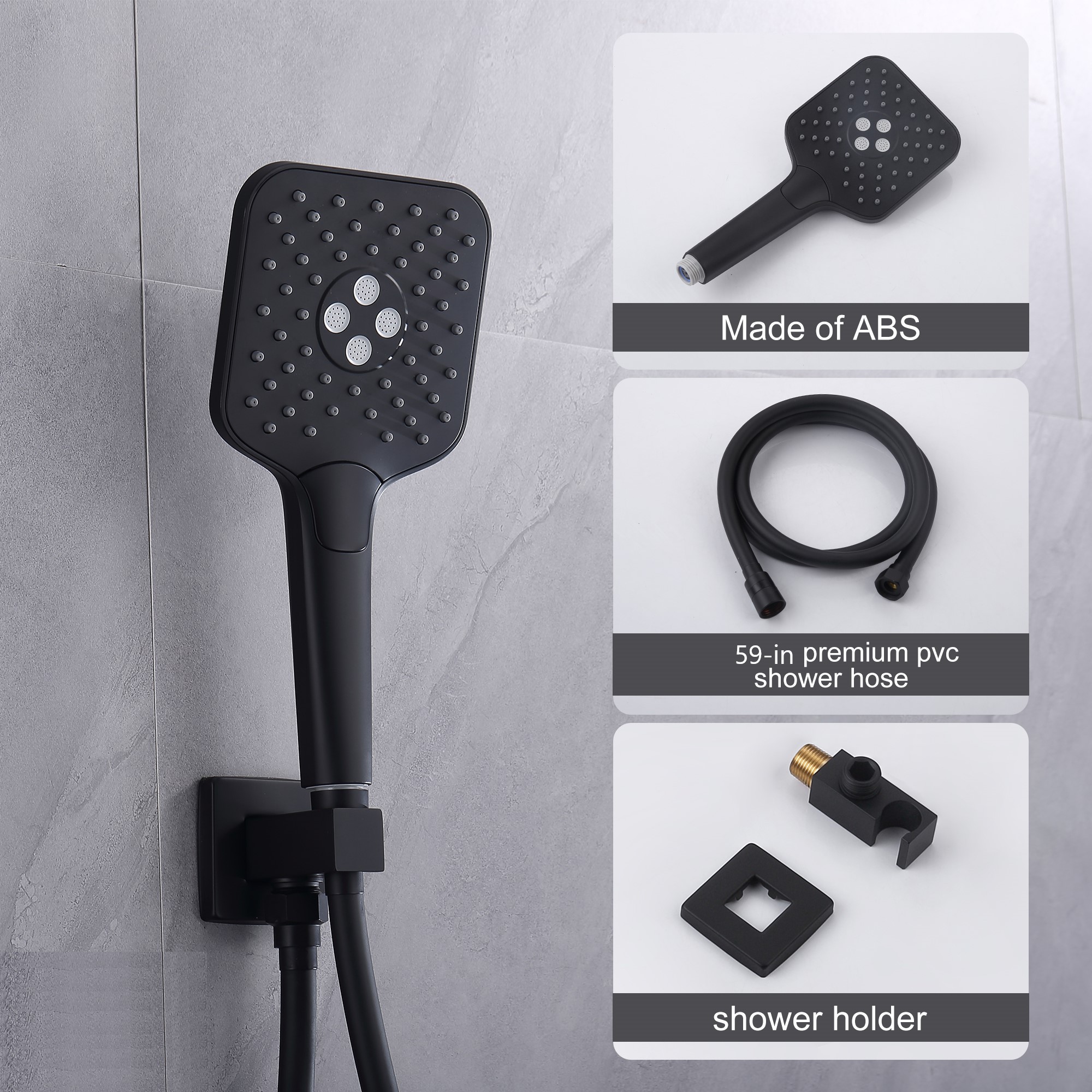 Mondawe WF6066-10ORB Showerhead-Bar-Panels - View #6
