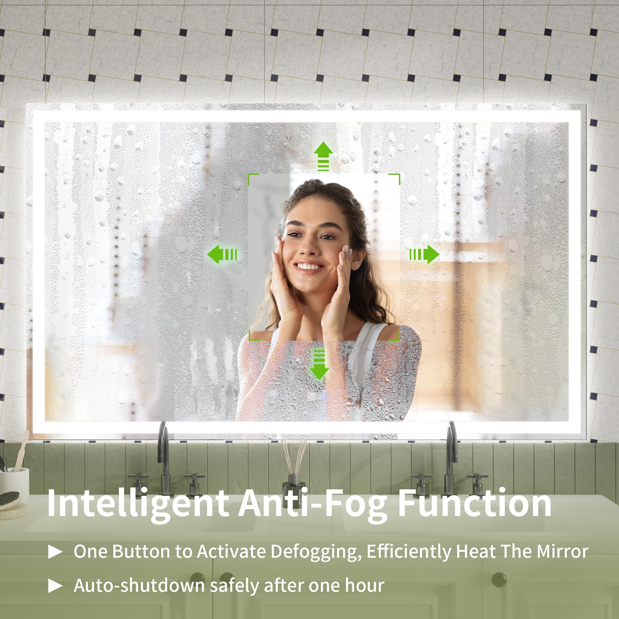 ExBrite LSBM6028FL Framed-Bath-Mirrors - View #7