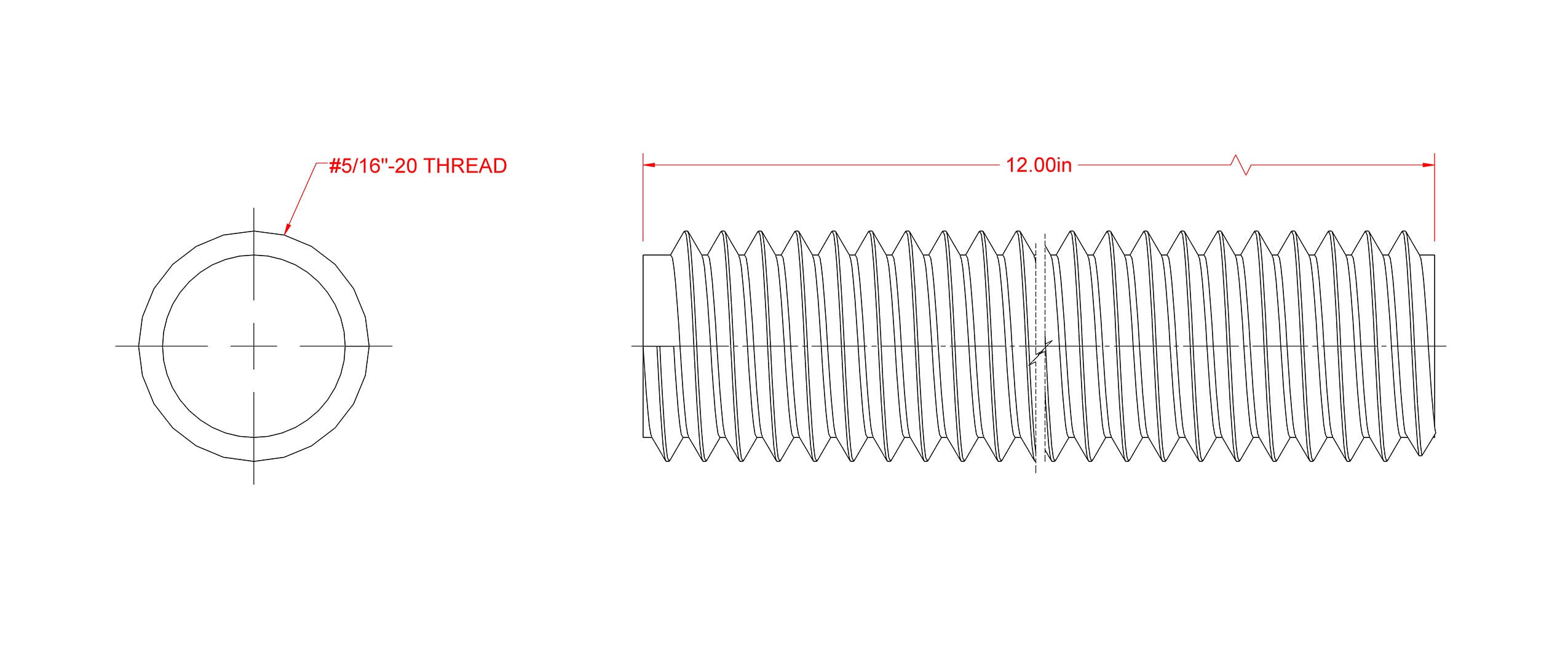 Steelworks 11012.0 Threaded-Rod - View #2