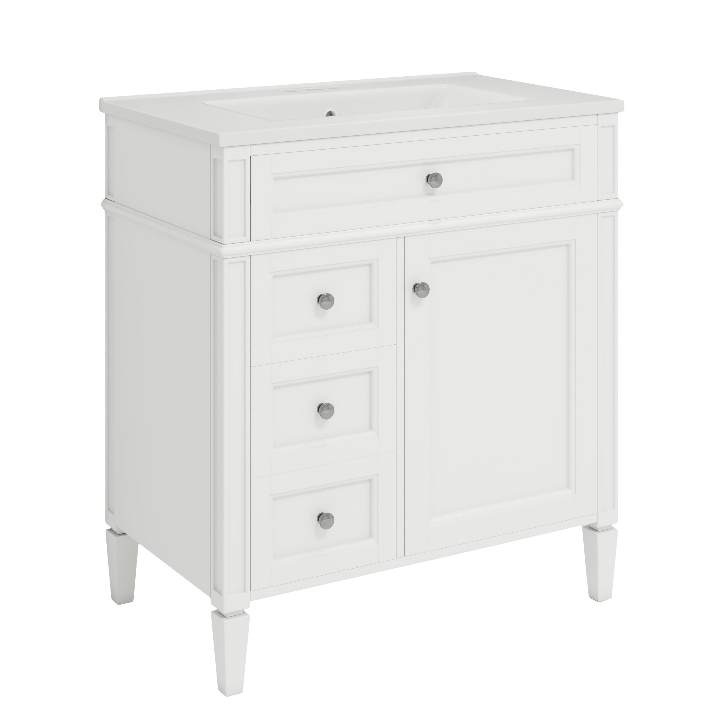 Huluwat P1-126AAK-1 Bath-Vanity-Combo - View #6