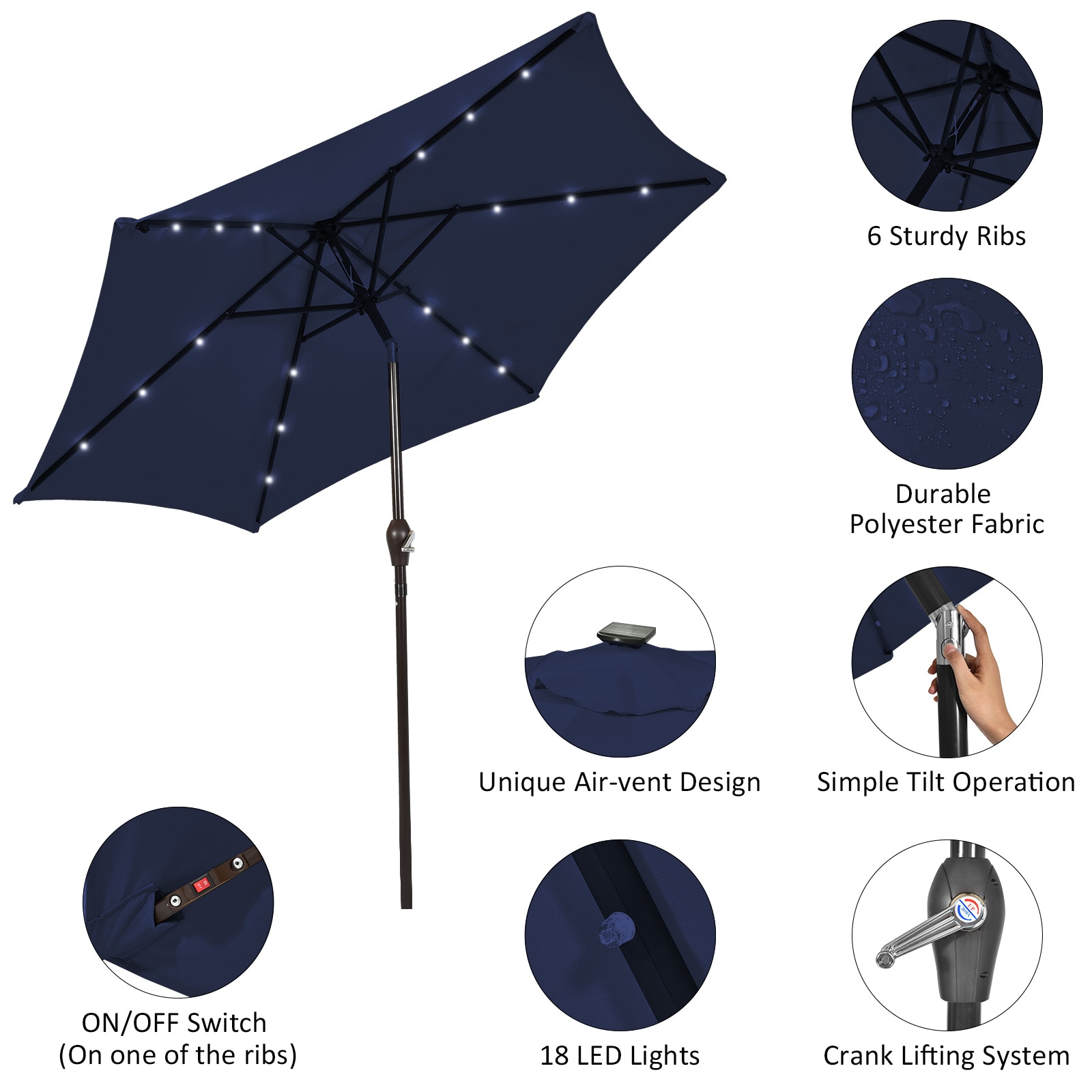 Forclover HYFC-UM705OR Umbrellas-2 - View #9