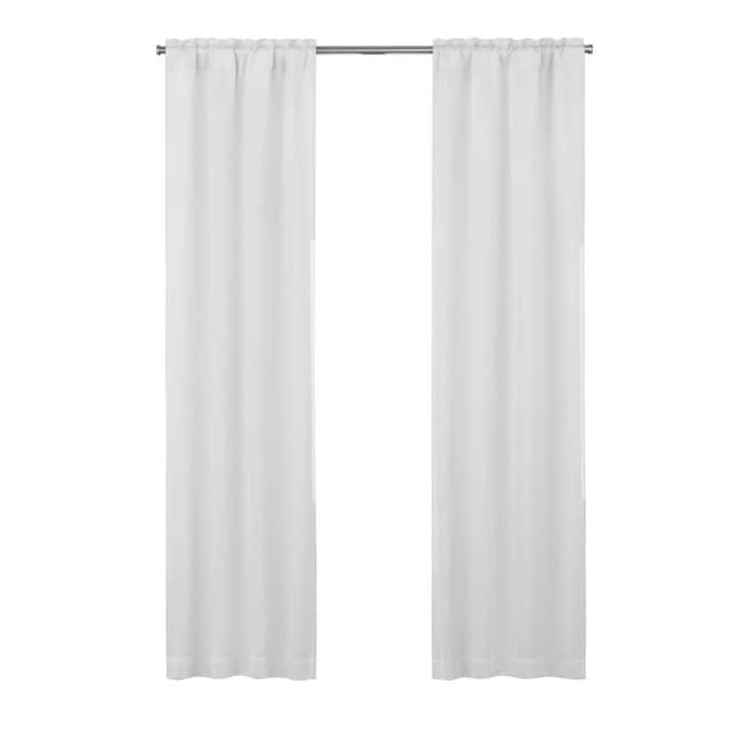 Pair Of Polyester 3 Parse Ready-made Blackout Pencil Pleat Curtain Lining