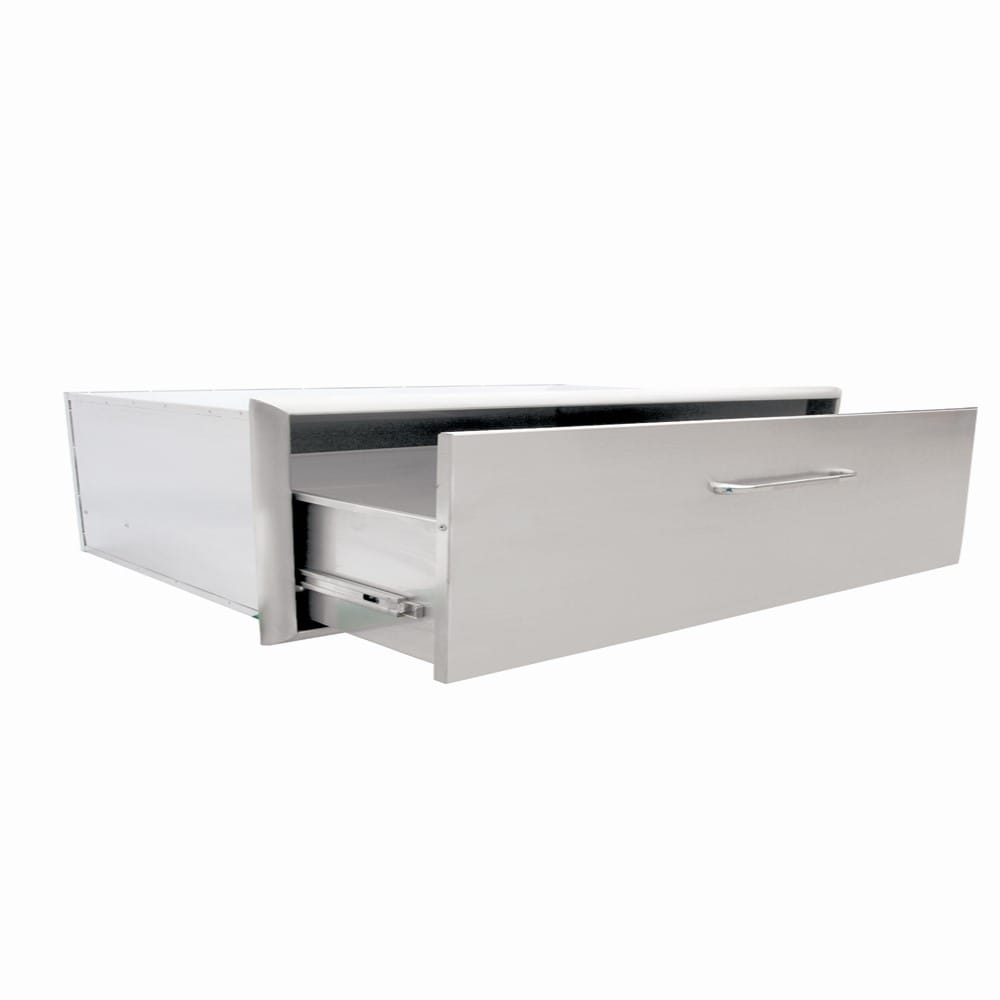 Saber K00AA2714 24.8-in W x 5.43-in H x 20.67-in D Built-In Grill Cabinet Single drawer