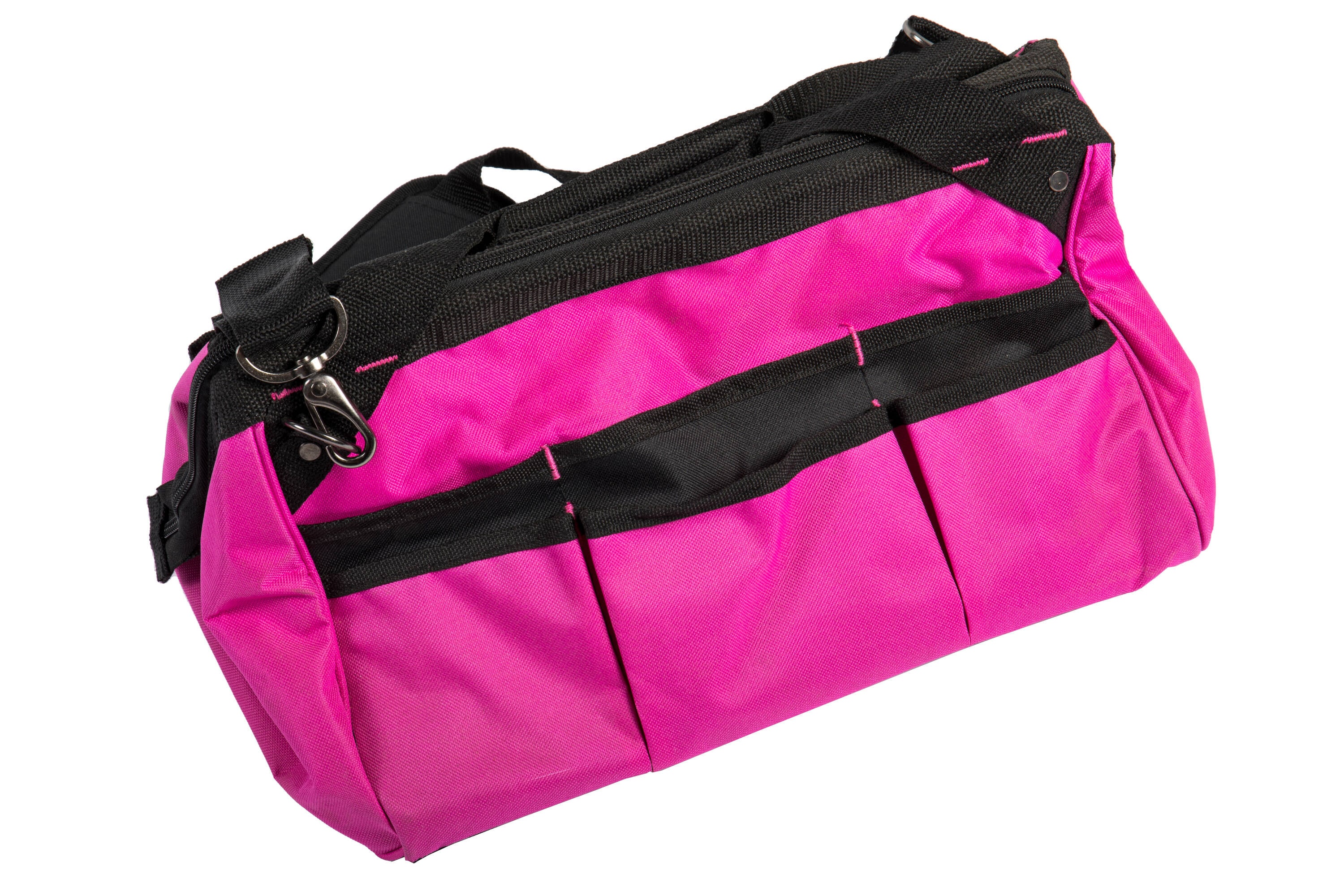 The Original Pink Box Pink Canvas 15-in Zippered Tool Bag in the Tool ...