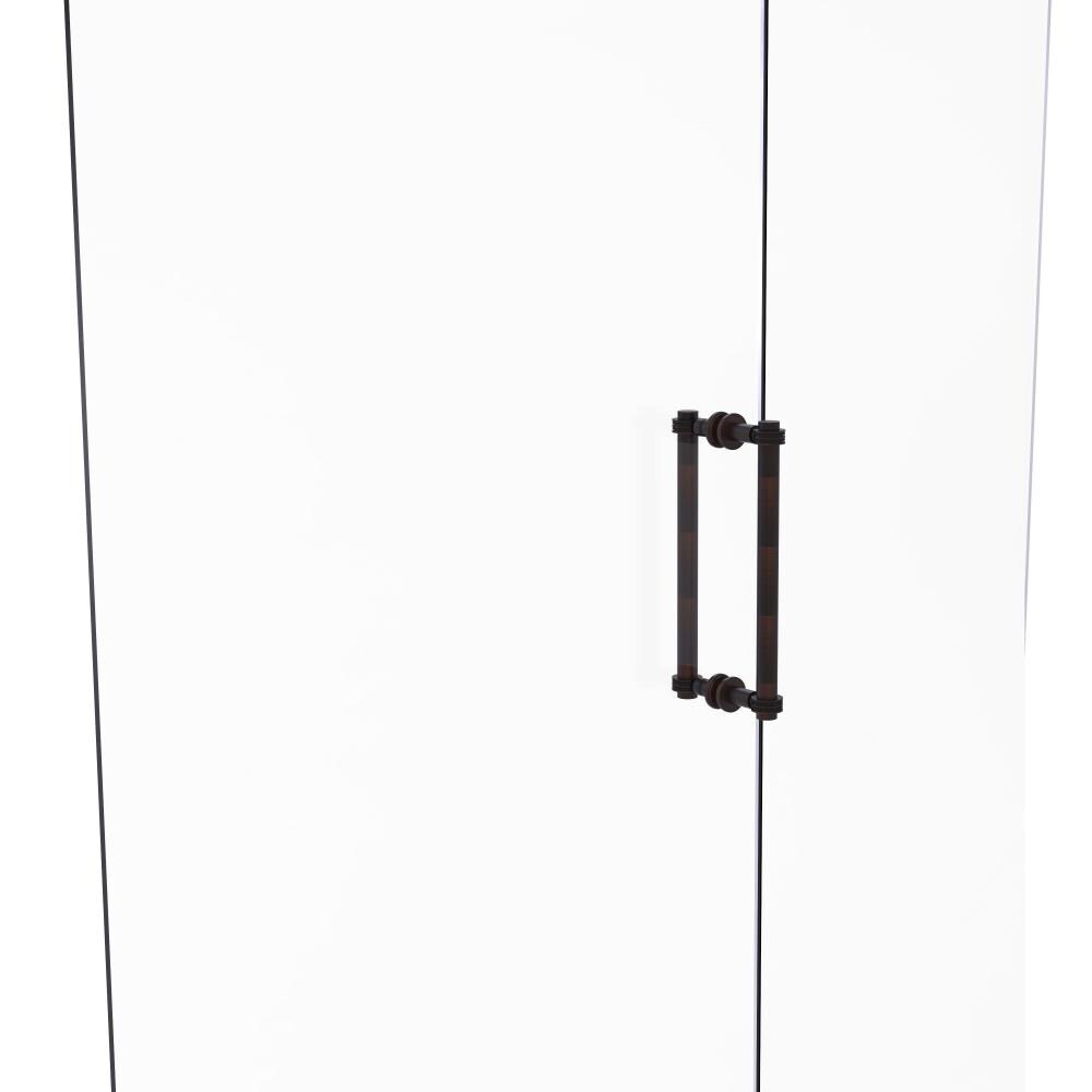 Allied Brass 404D-12BB-VB Venetian bronze 12-Inches Hinged shower door Handle