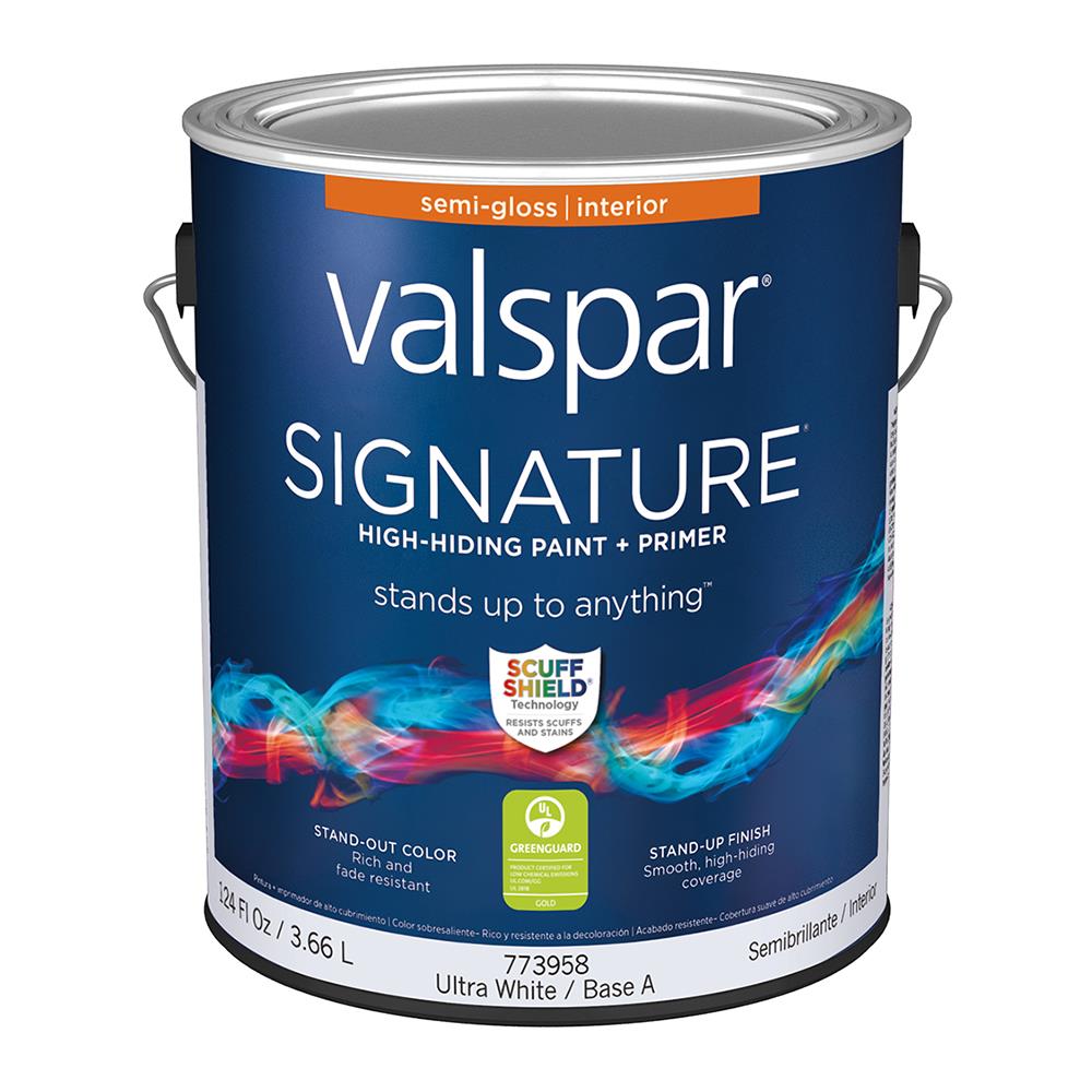 Valspar Semi-gloss Antique White 7002-20 Cabinet and Furniture Paint Enamel  (1-Gallon) at