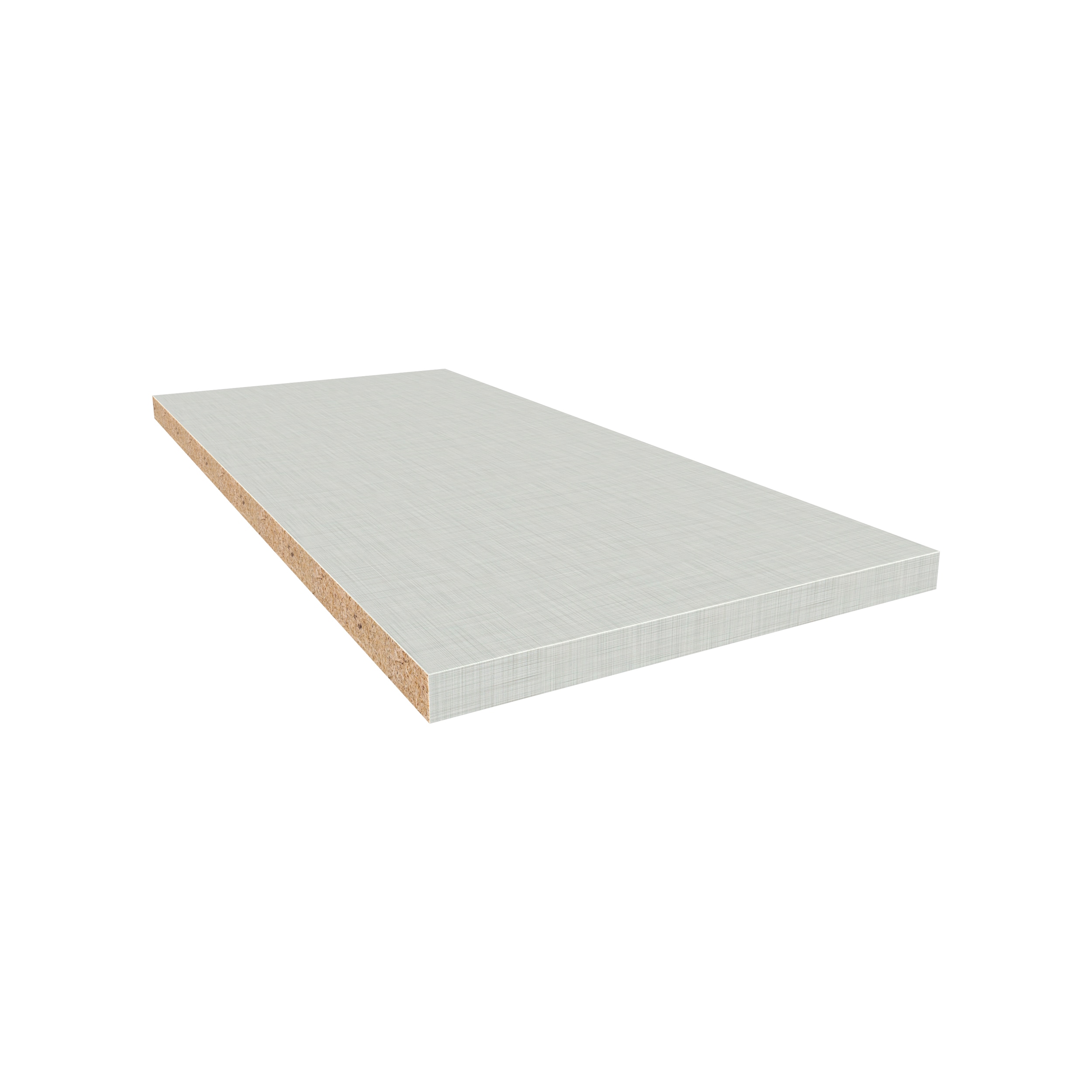 Hugo&Borg DSSHL-1224 Cabinet Shelf Kit 10.54-in W x 0.63-in H x 22.81-in D Light Gray