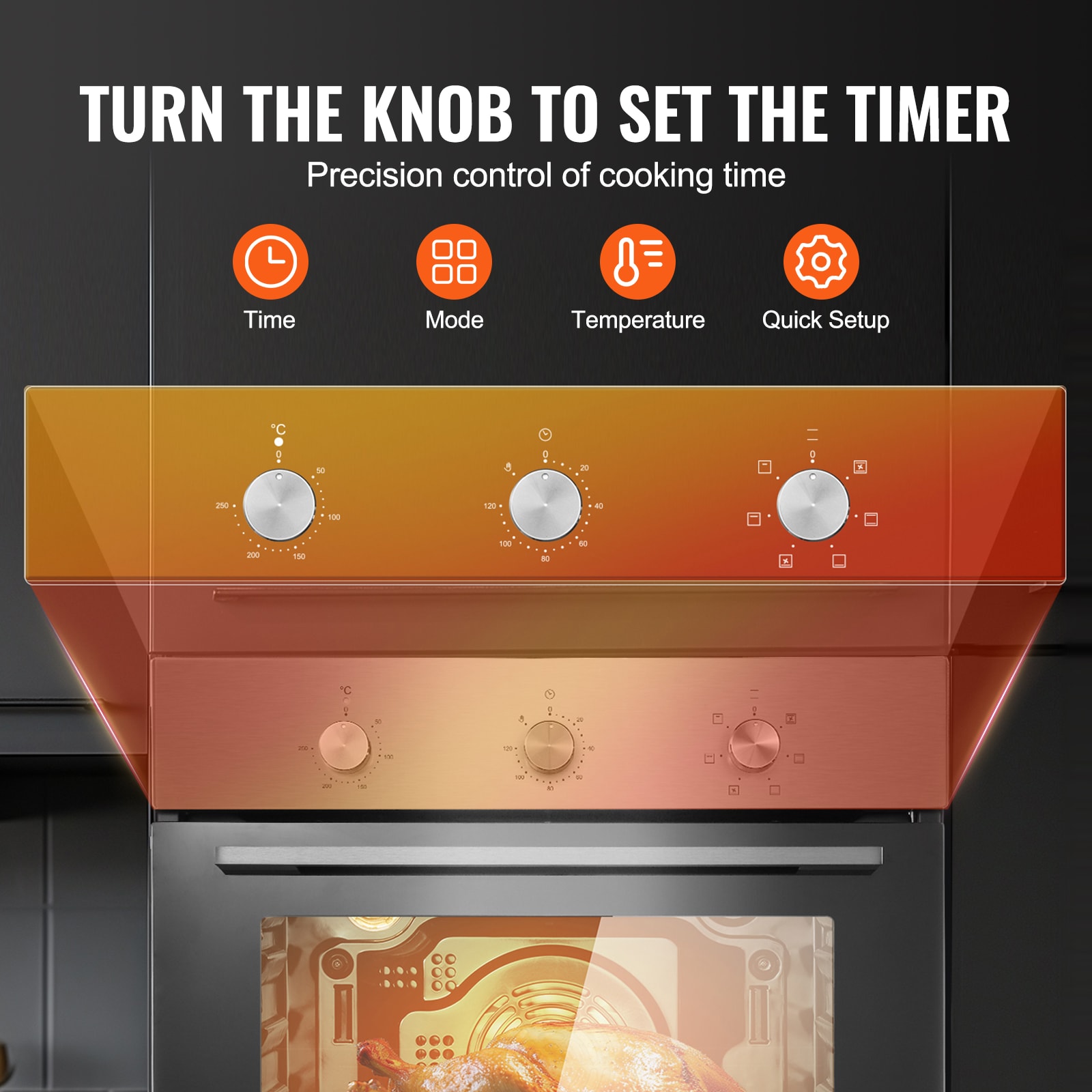 VEVOR QRSDKXJXK200MJKZOV7 Swall-Elec-Oven - View #6