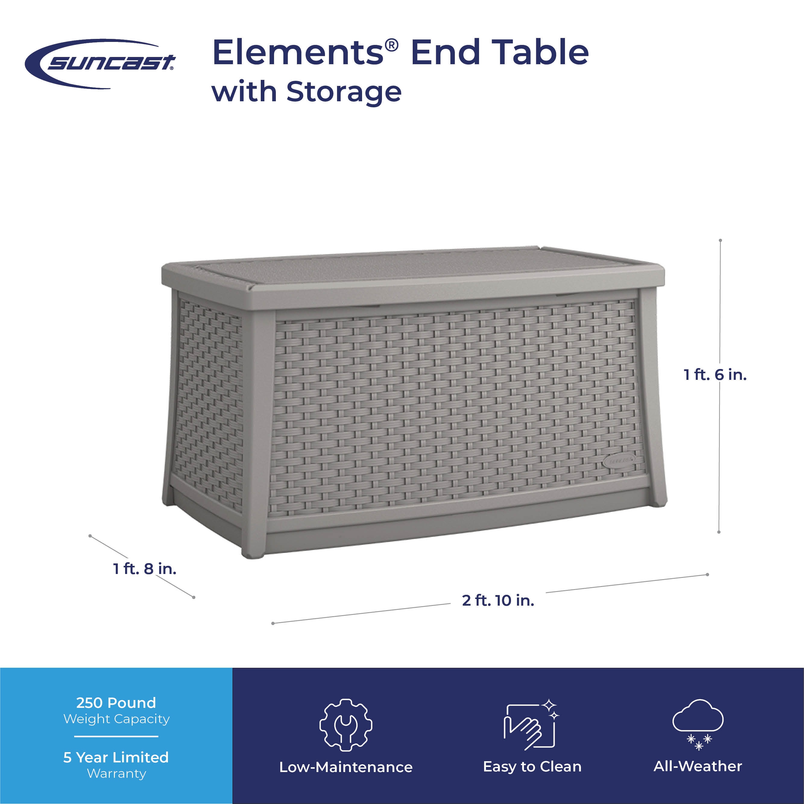 Suncast BMDB3010DG Coffee-Tables - View #4