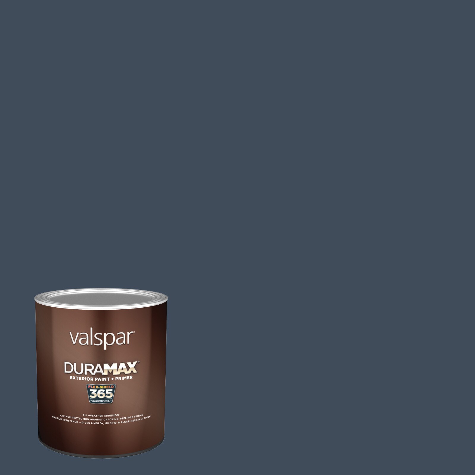 Valspar 4010-4-336711 Duramax Semi-gloss Indigo Streamer 4010-4 Latex Exterior Paint + Primer ( 1-quart )