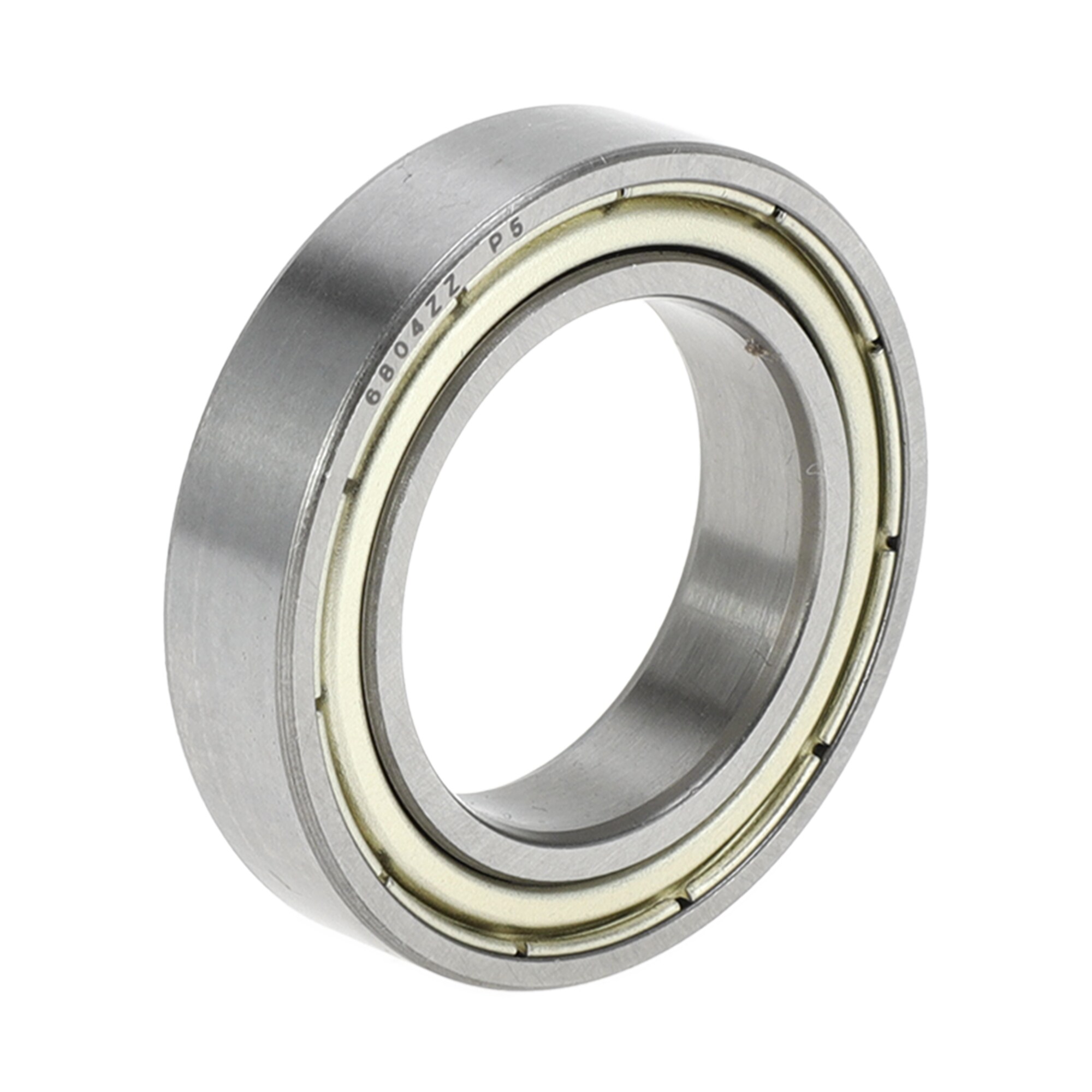 Unique Bargains 6804ZZ Deep Groove Ball Bearings P5 20x32x7mm Lubricated Bearings Double Metal Seal Silver Tone Scooter Skateboard Wheel