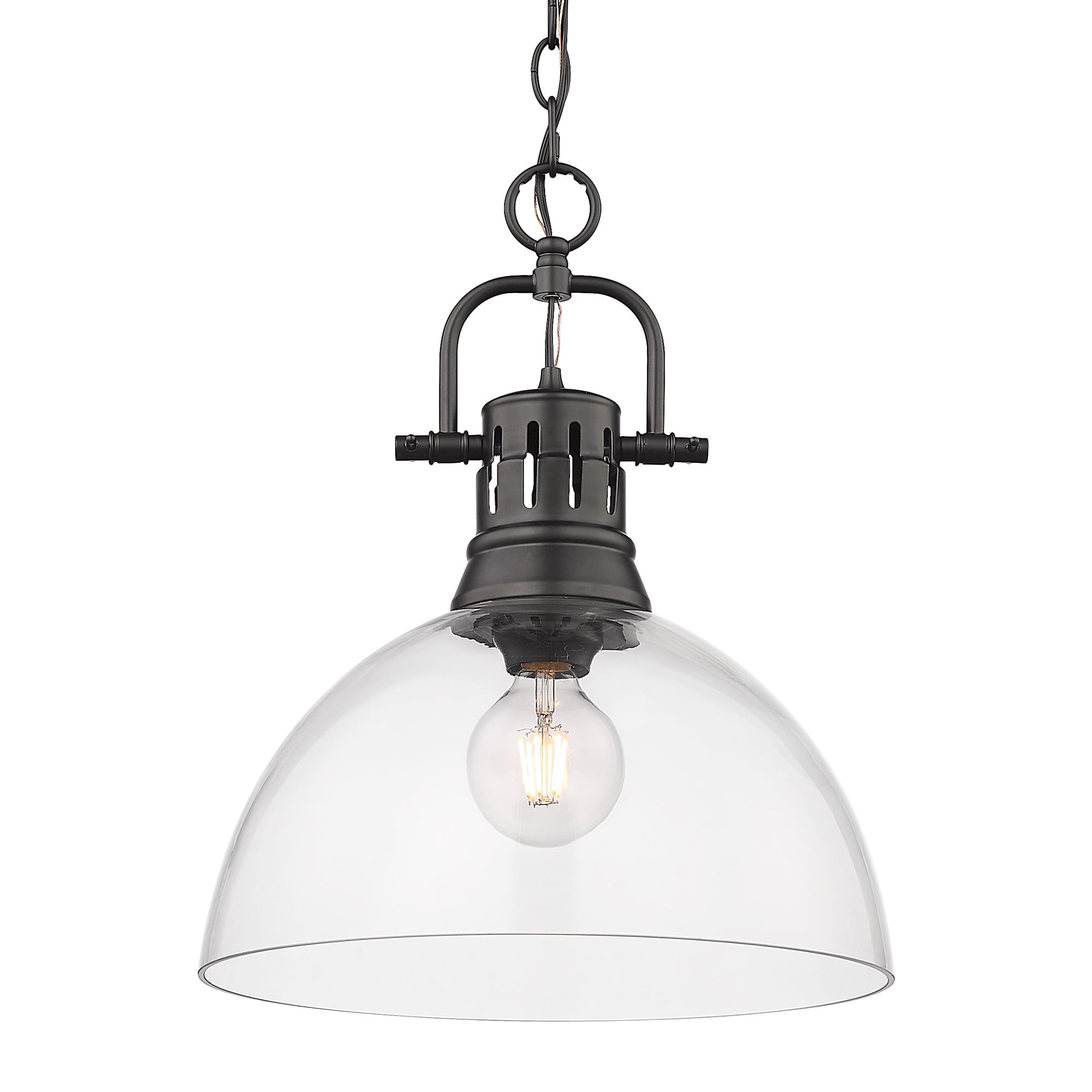 Golden Lighting 3602-L BLK-CLR Pendant-Lights - View #3
