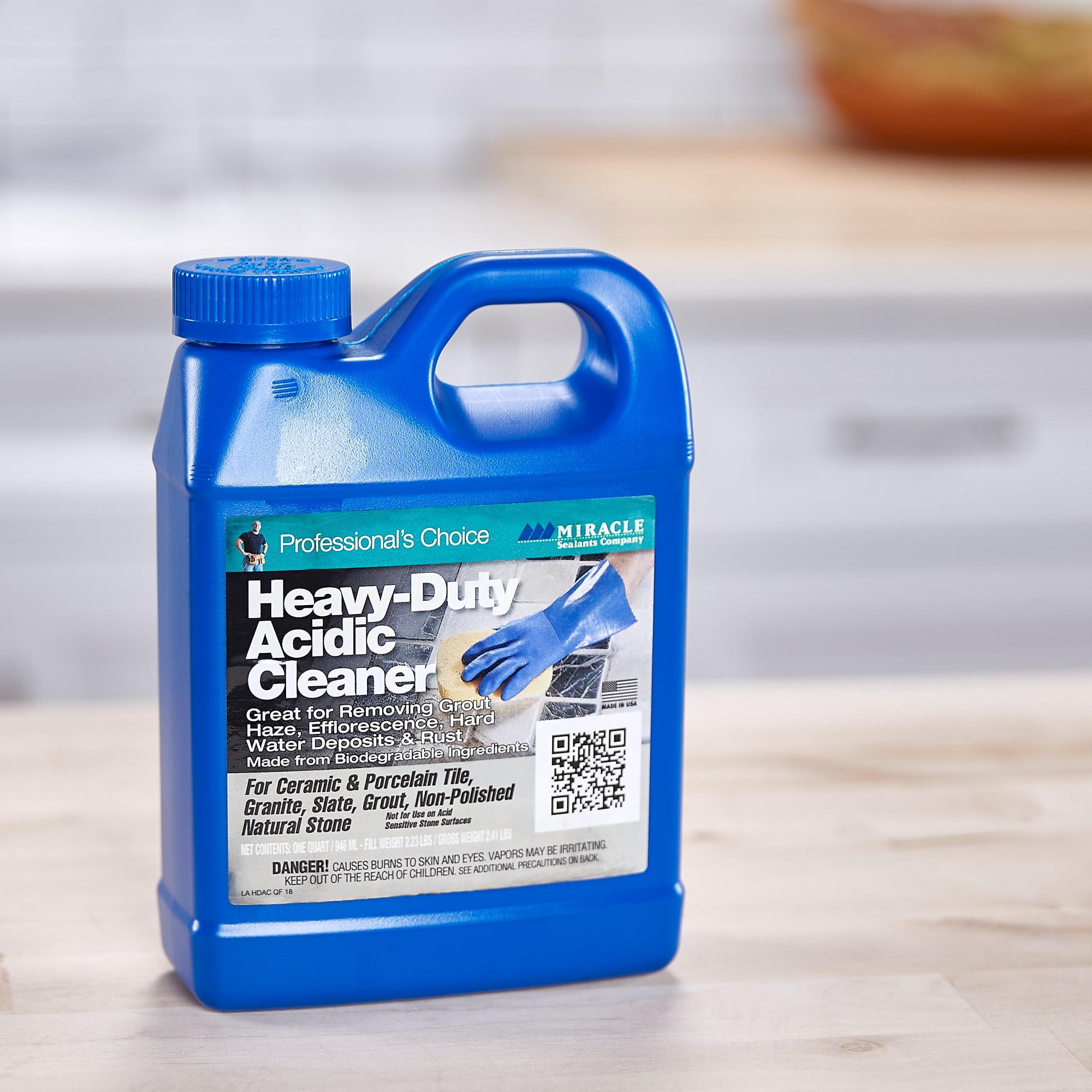 Heavy Duty Tile & Grout Cleaner (Acid Based) Qt.ByMajestic