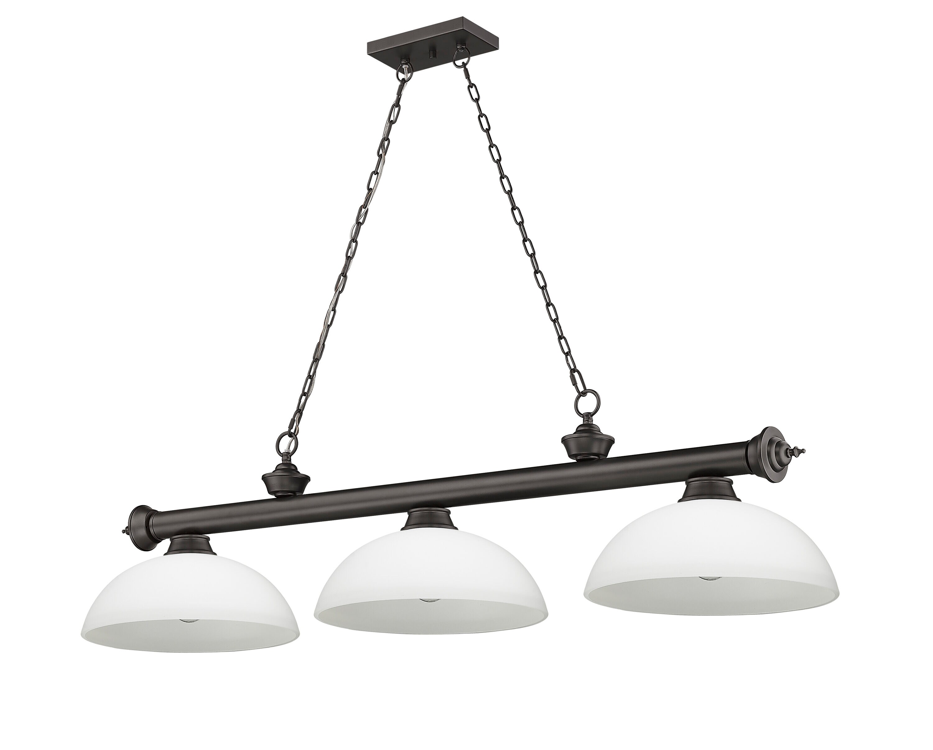 Z-Lite 2306-3BRZ-DMO14 Pool-Table-Lighting - View #5