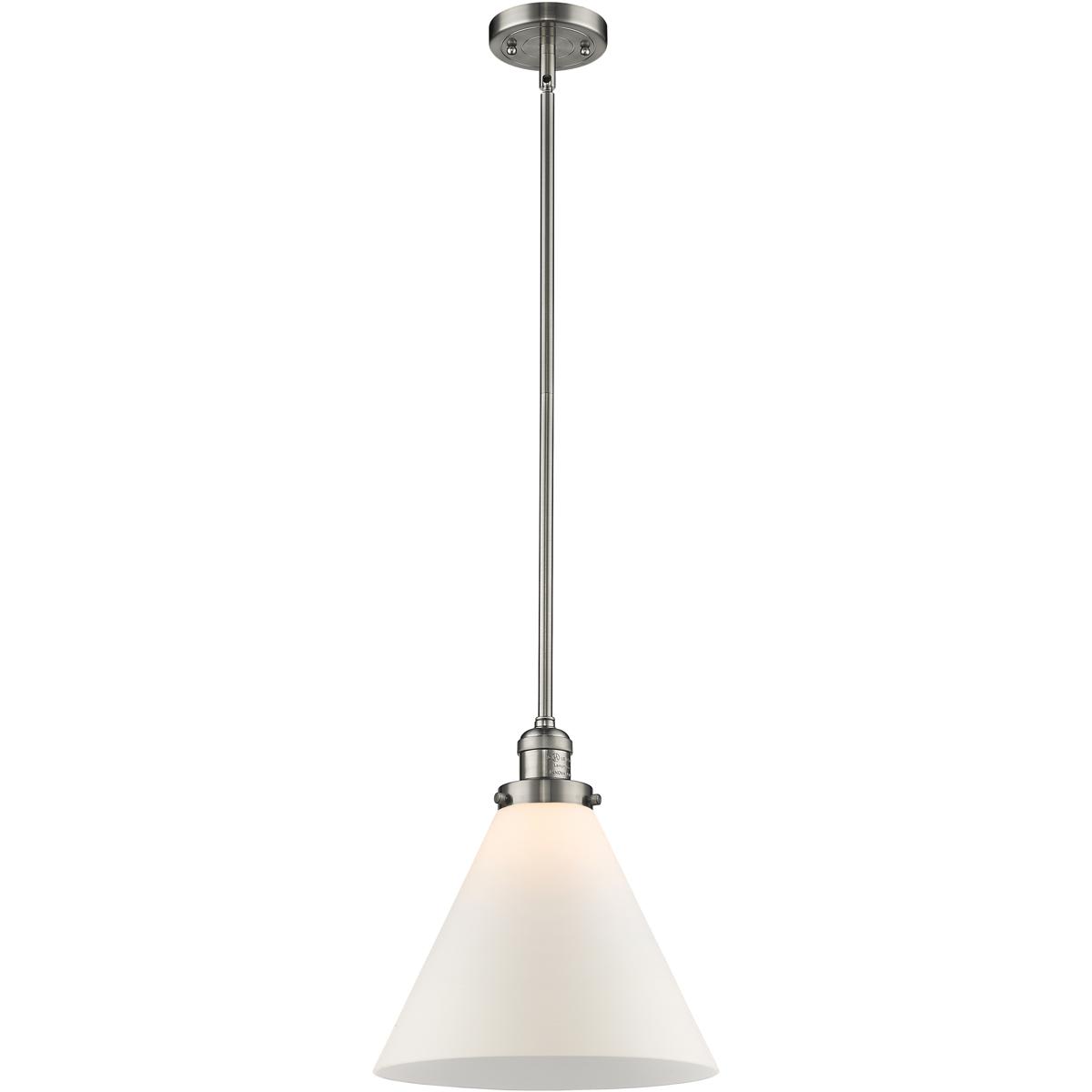 Innovations Lighting 1355630 201S-SN-G41-L-LED Franklin Restoration Cone Mini Pendant