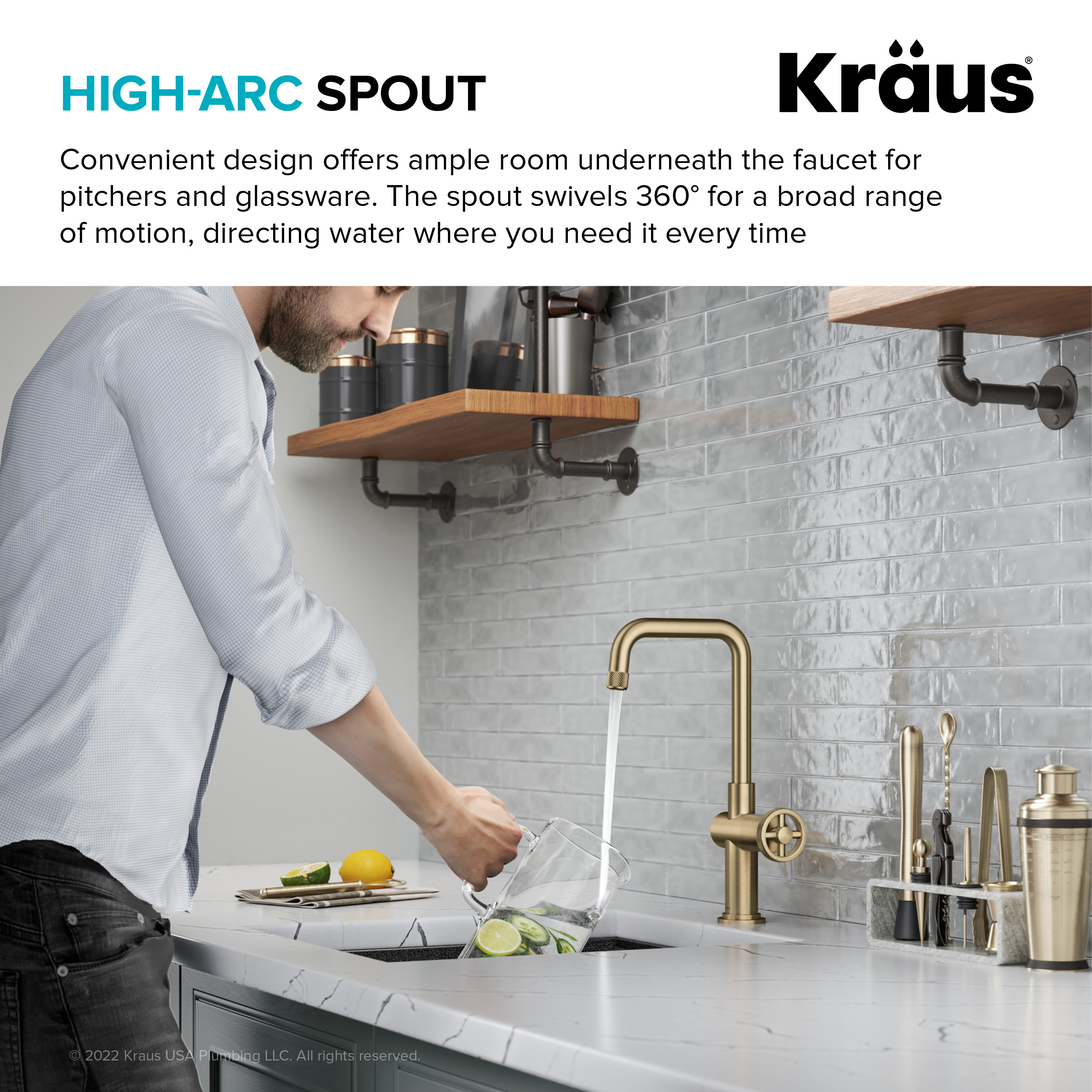 Kraus KPF-3127BG Kitchen-Faucets - View #8