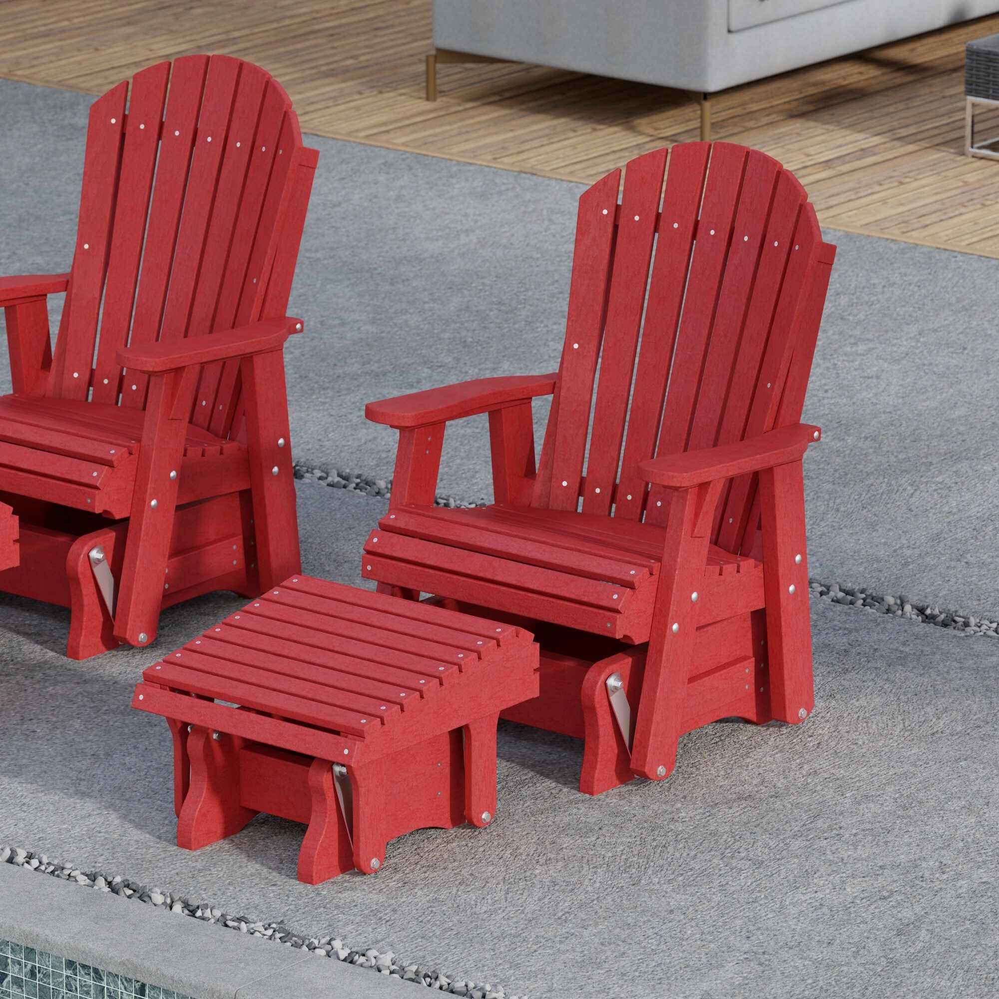 Wildridge LCC-118-CR Stools-Ottomans - View #3