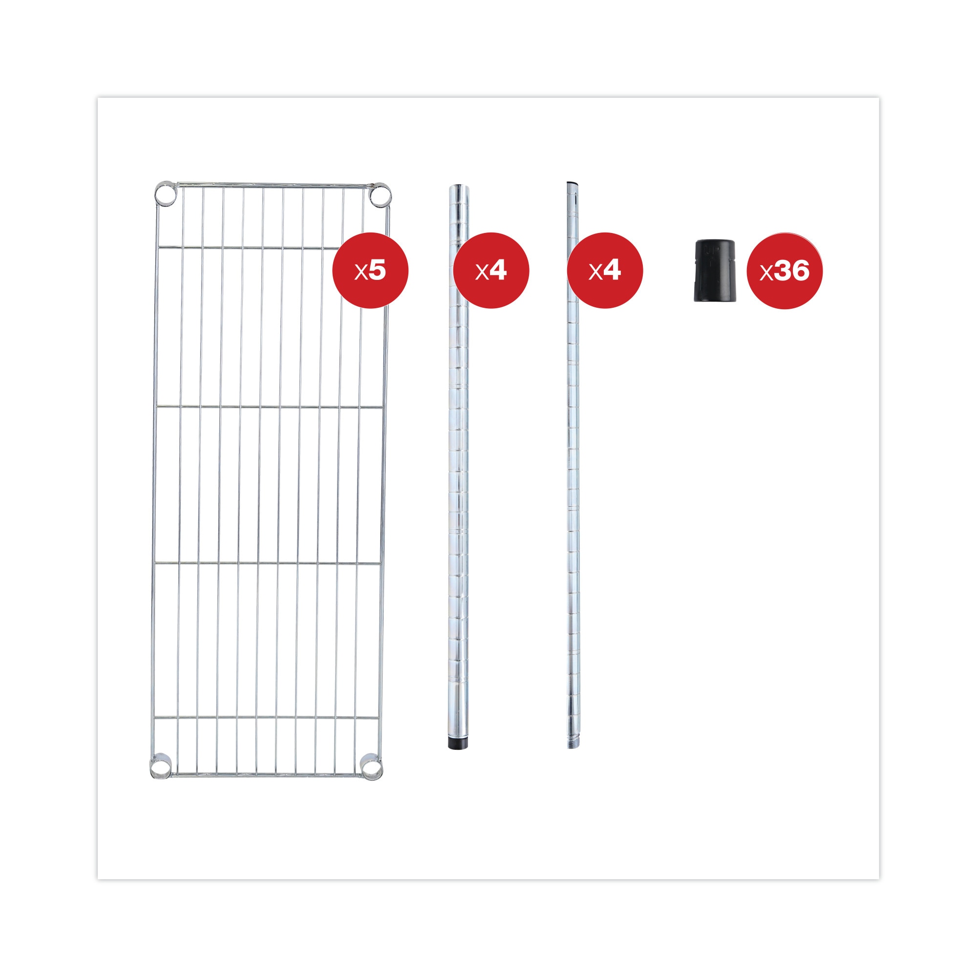Alera ALESW843614SR Free-Standing-Shelving - View #7