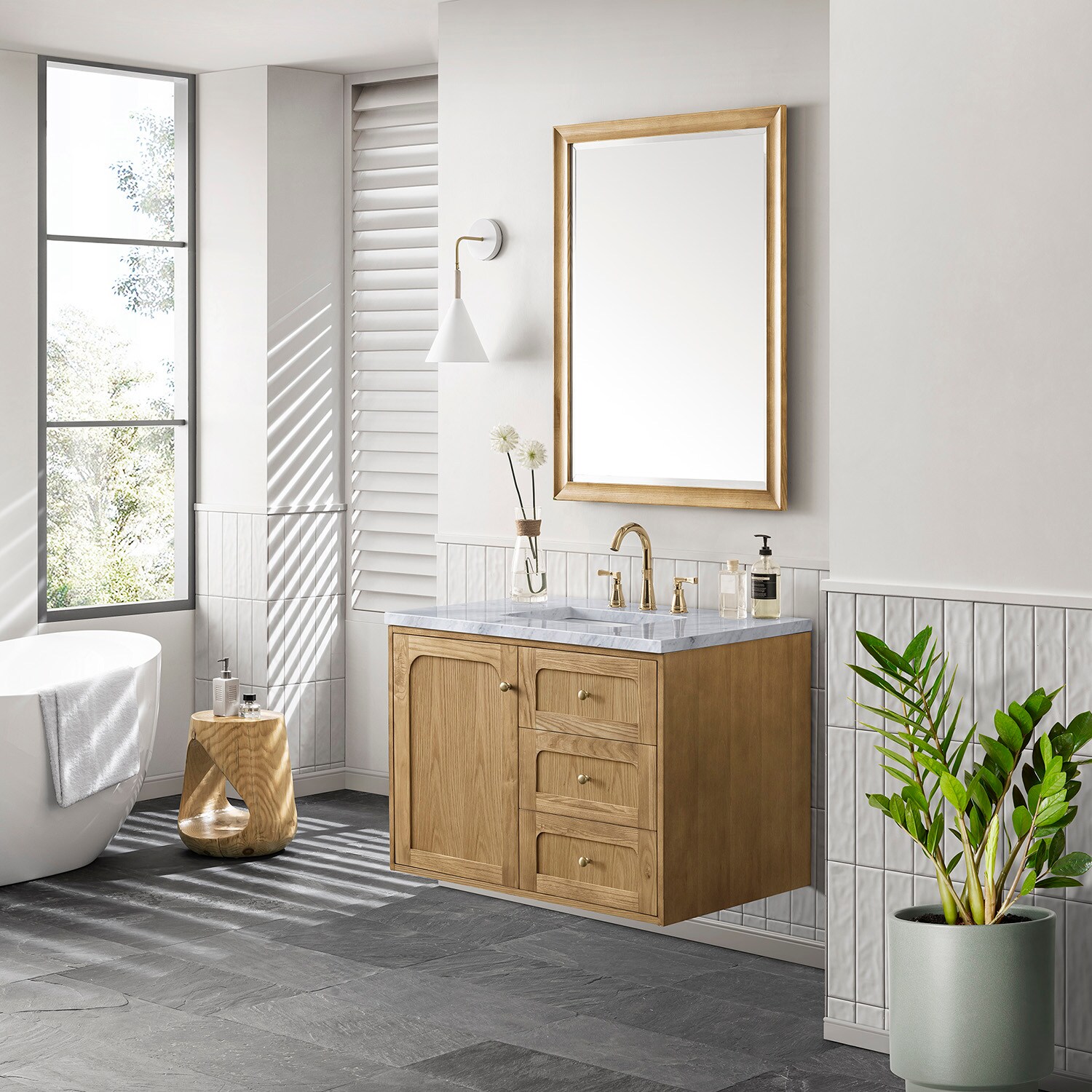 James Martin Vanities 545-V36-LNO-3CAR Bath-Vanity-Combo - View #5