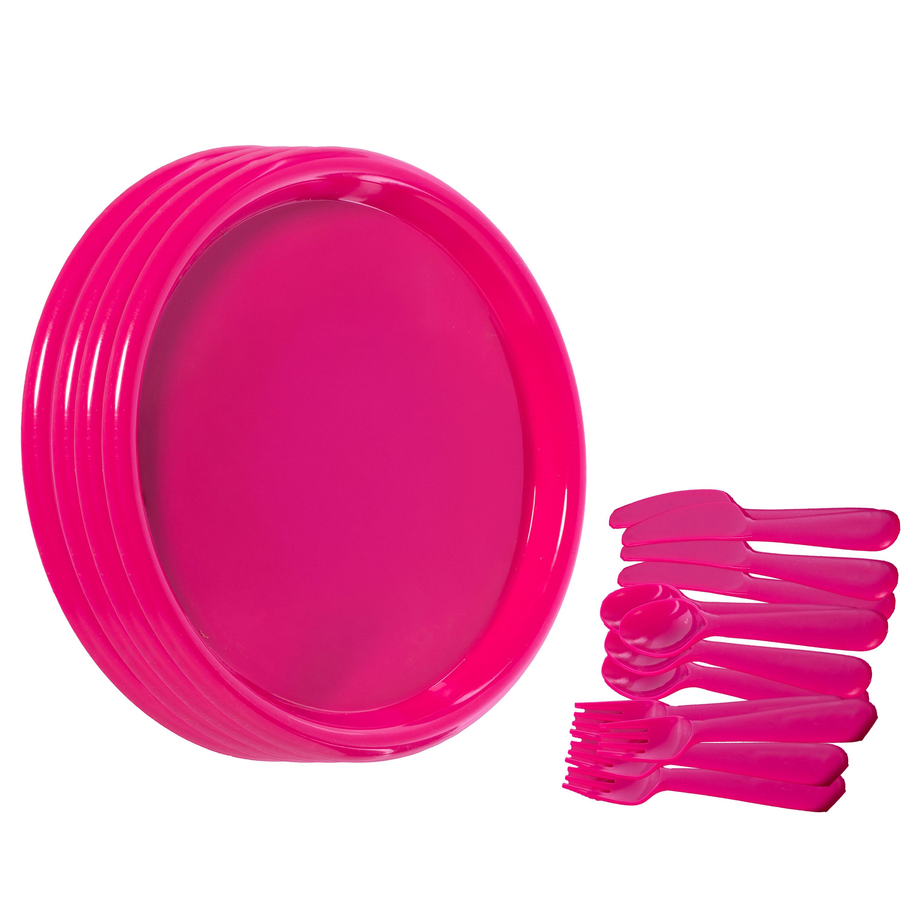 Basicwise QI003831.RD 4-Piece Cutlery set