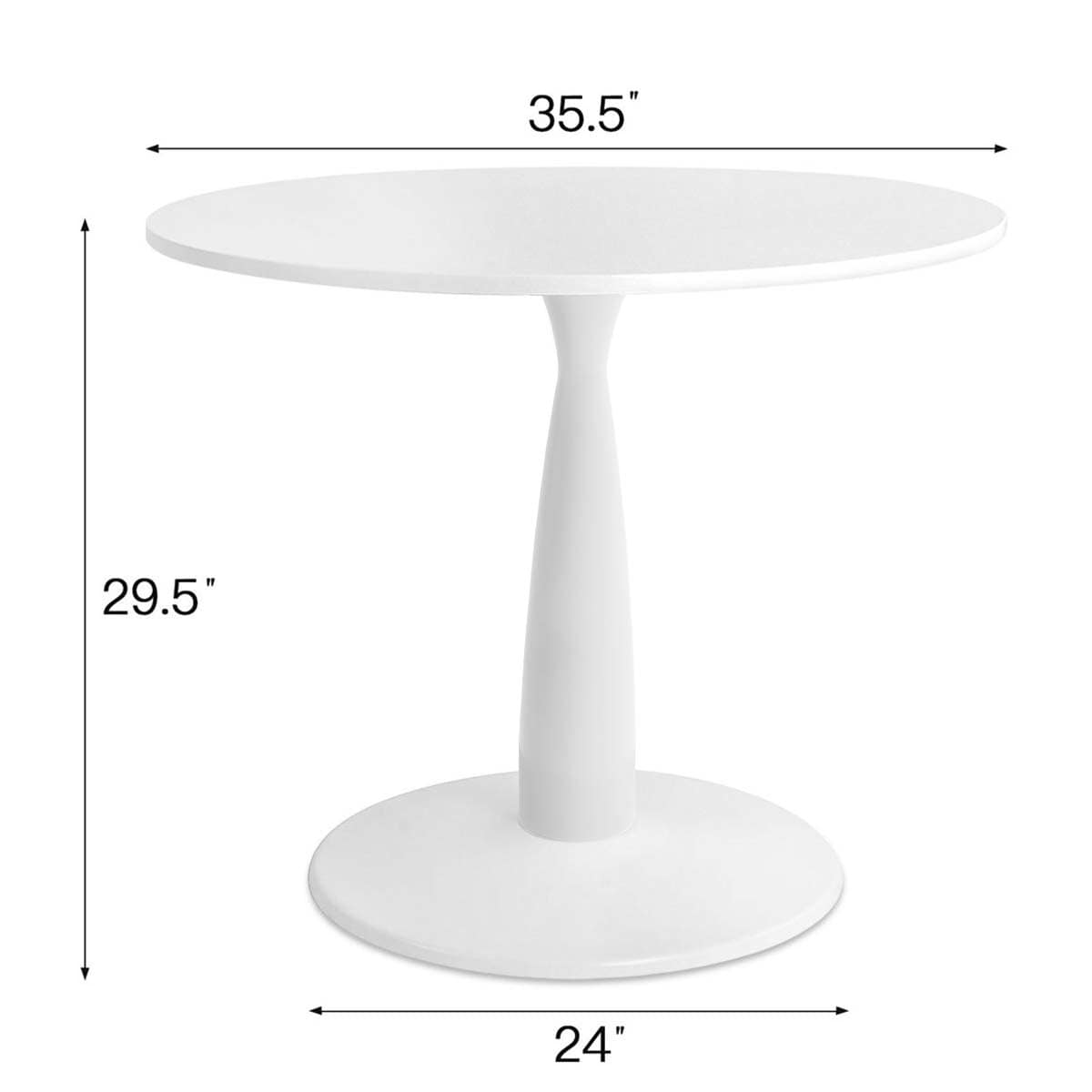 Maison Boucle HAVEN-90-WT Dining-Tables - View #3