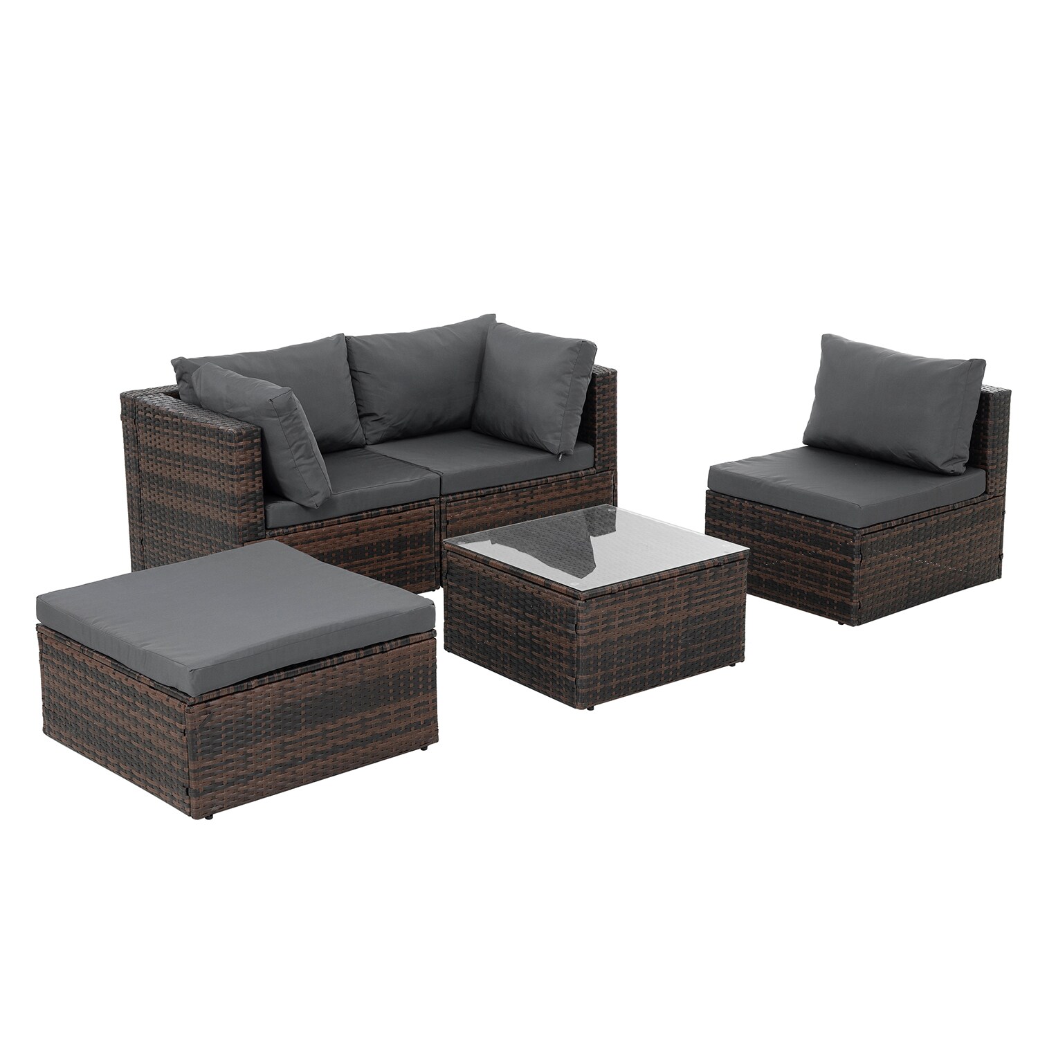 SINOFURN SYB790006GY Patio-Sofas-Daybeds - View #7