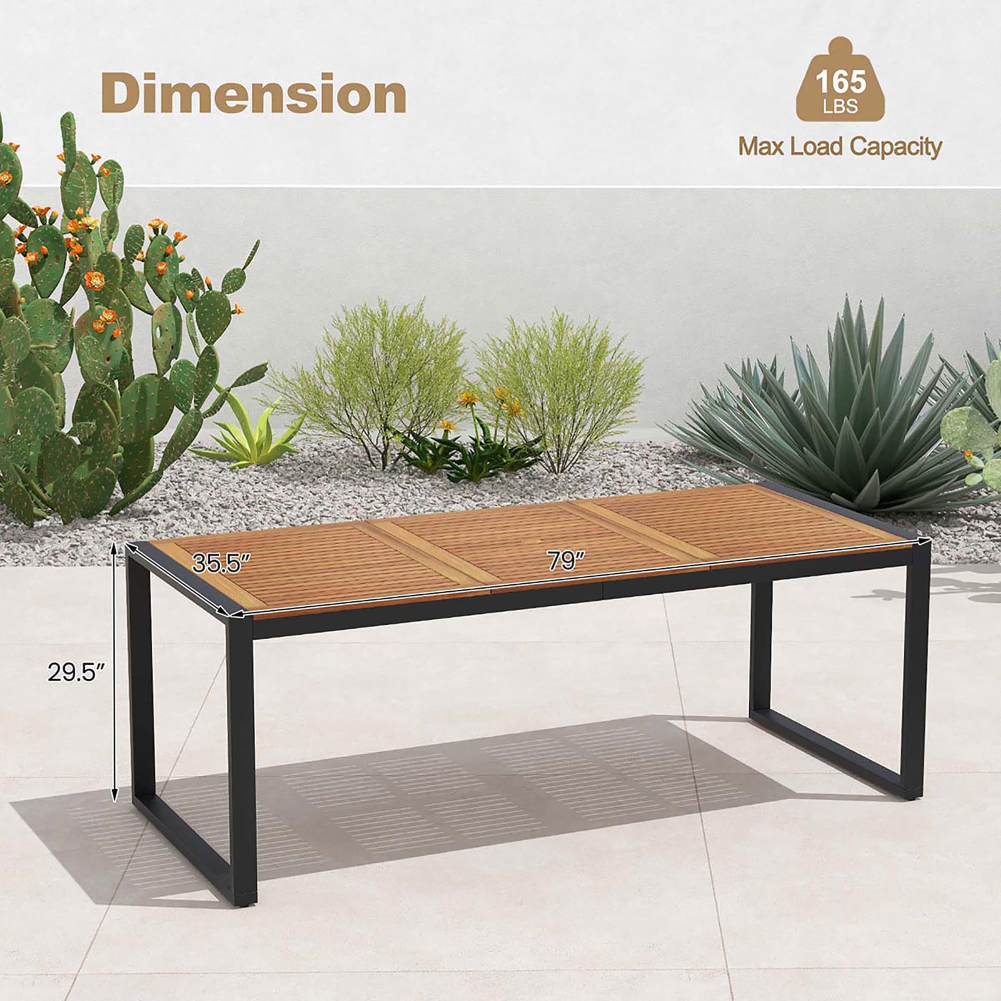 Costway HCST00016 Patio-Tables - View #2