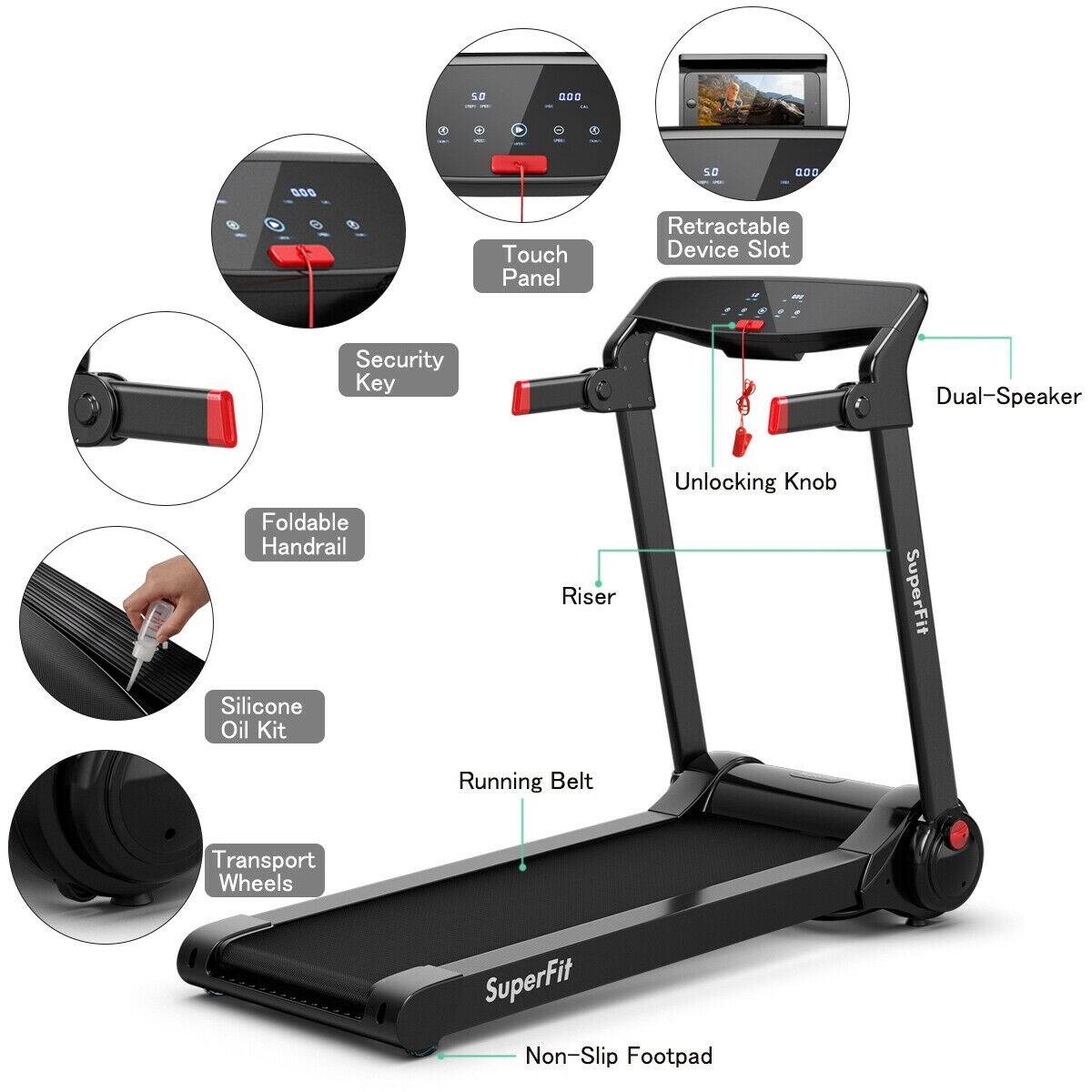 GZMR SPJS-7023-RE treadmills - View #7