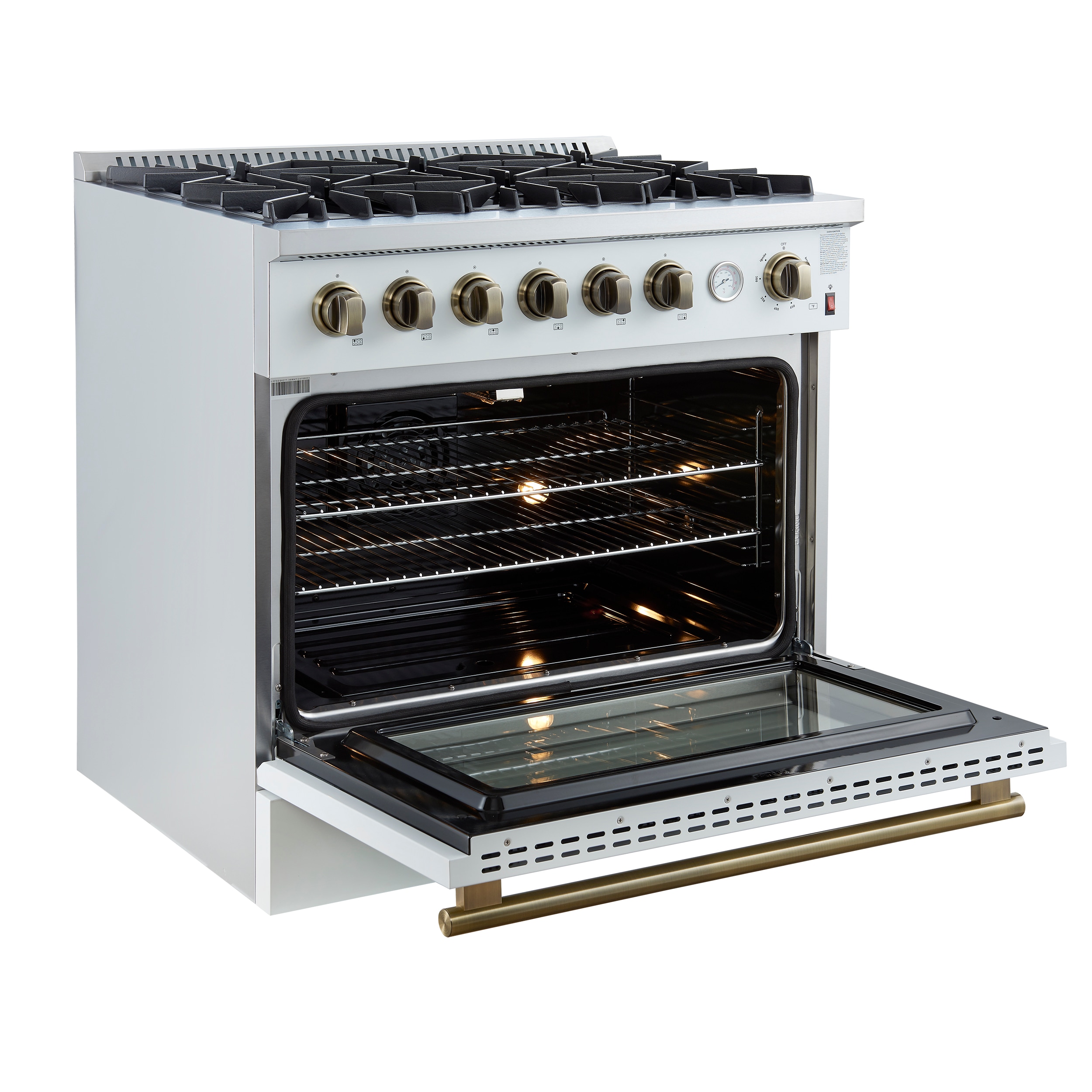 FORNO FFSGS6277-36WHT Freestanding-Gas-Ranges - View #5