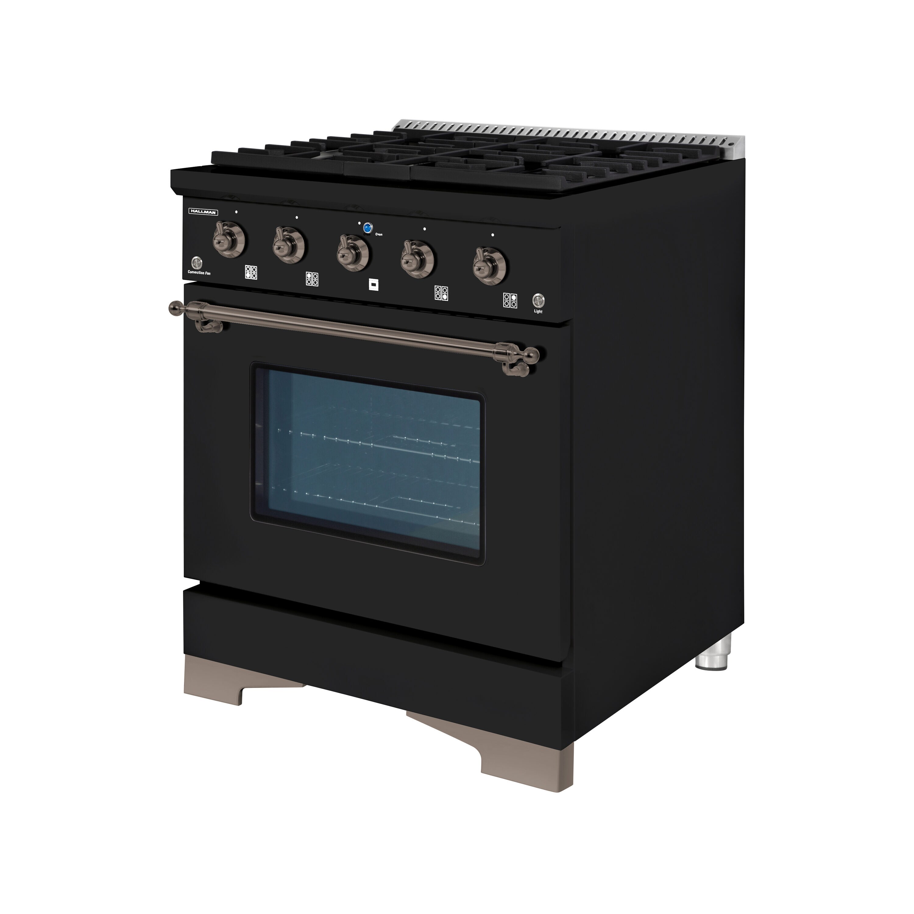 Hallman HCLRDF30BZMG Dual-Fuel-Ranges - View #2