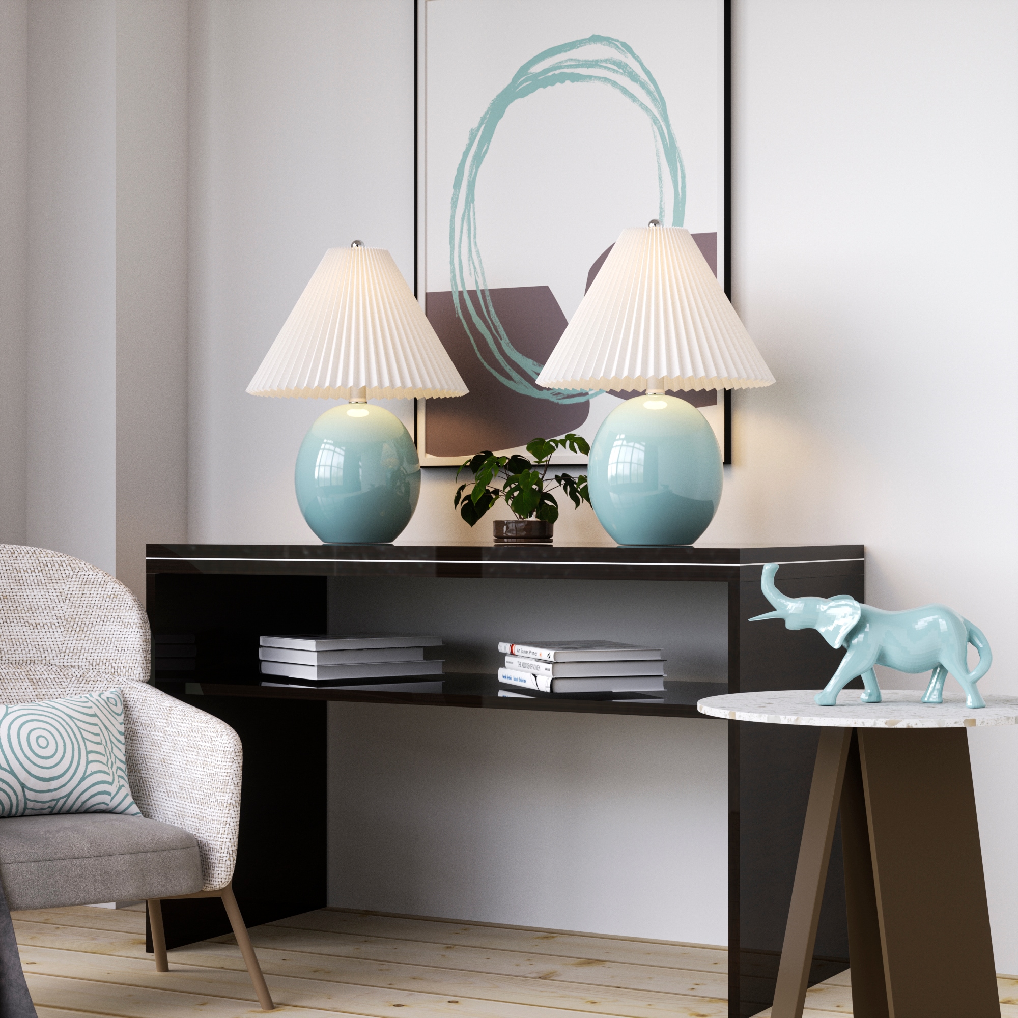 Maxax T231-BU-S Table-Lamps - View #5