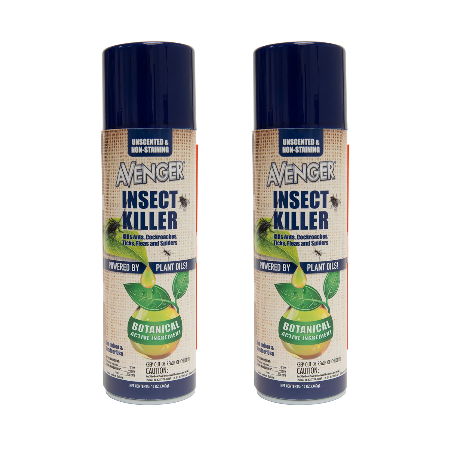 Avenger AVGR-IKLL12OZ-01 Insect Killer Plant-Based Ingridients 12 -fl oz Natural Aerosol Insect killer