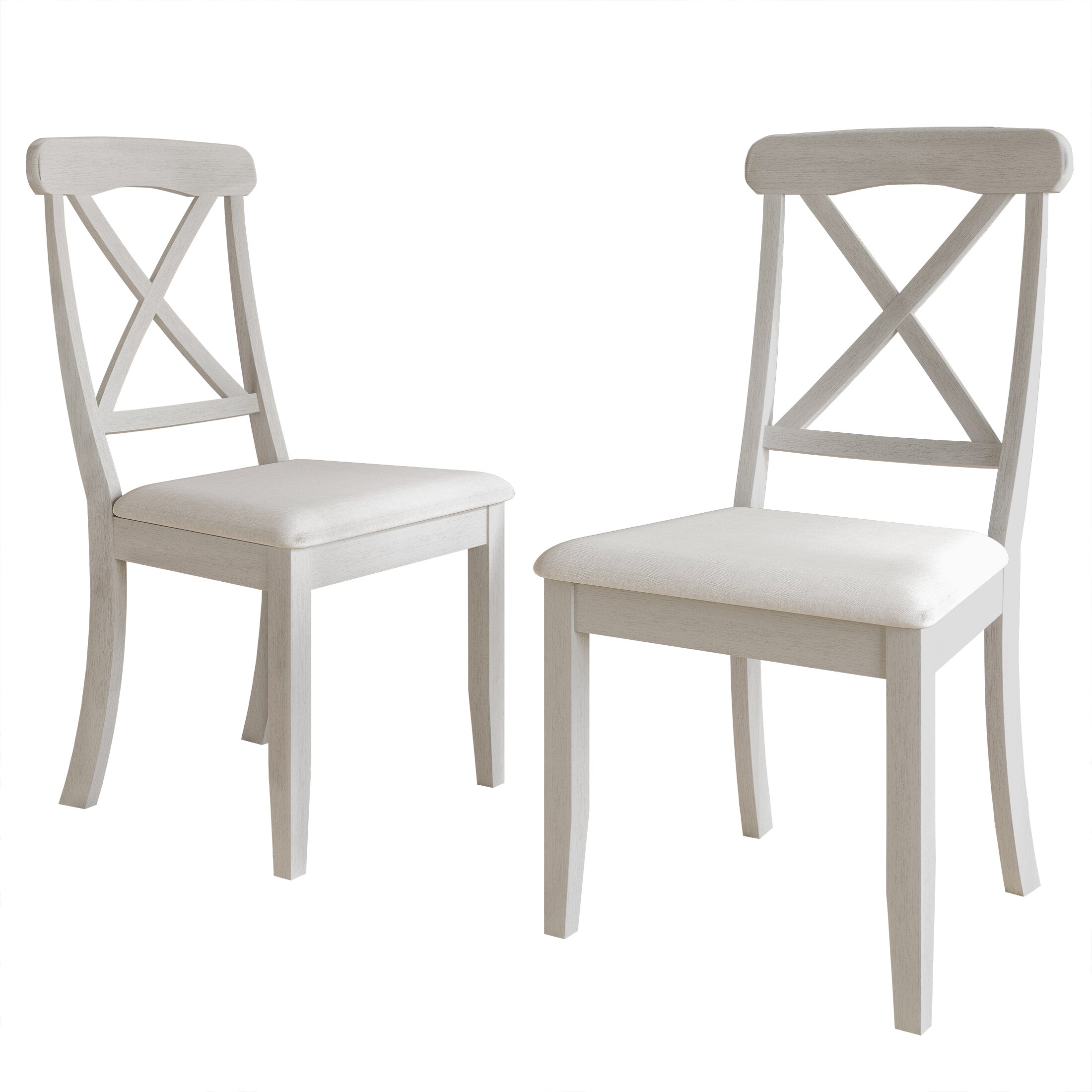 ChaletPosh C3067US-WT-WD-2X Dining-Chairs - View #3