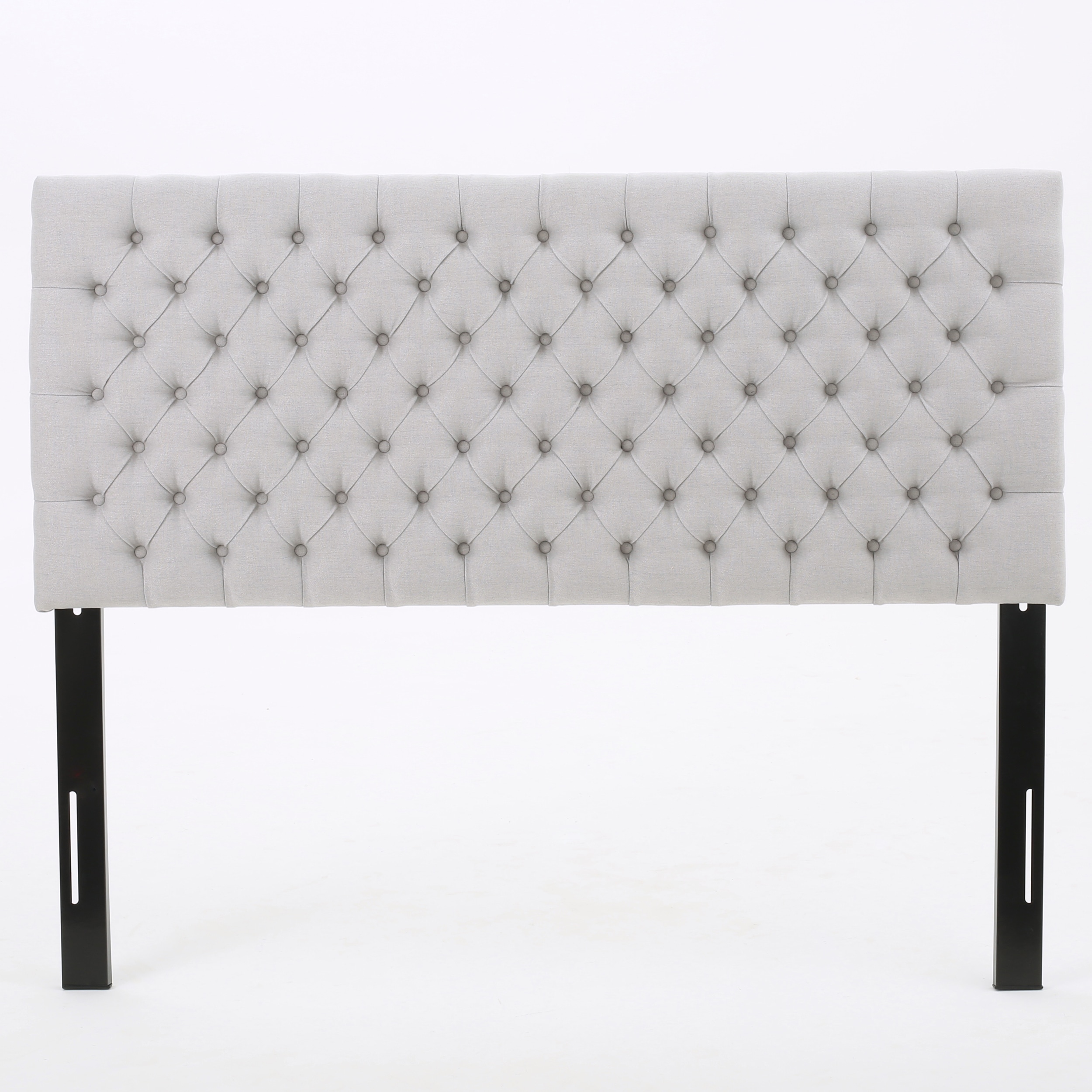 Best Selling Home Decor 298905 Light Gray Full/Queen Polyester Upholstered Headboard
