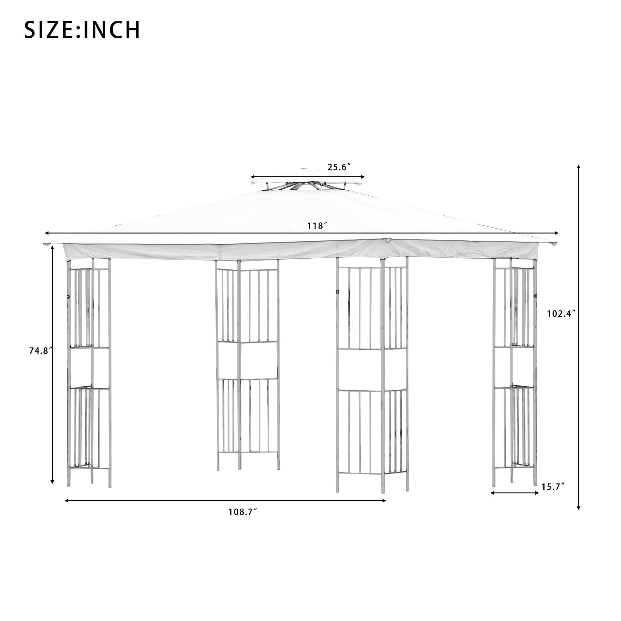 Bayfeve BFUS-153AA Wood-Resin-Gazebos - View #12