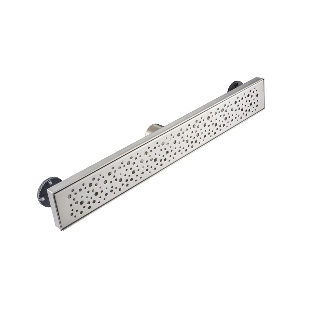 ELEGANTE DRAIN COLLECTION 24 In Raindrop Hole Pattern Stainless Steel   64287926 