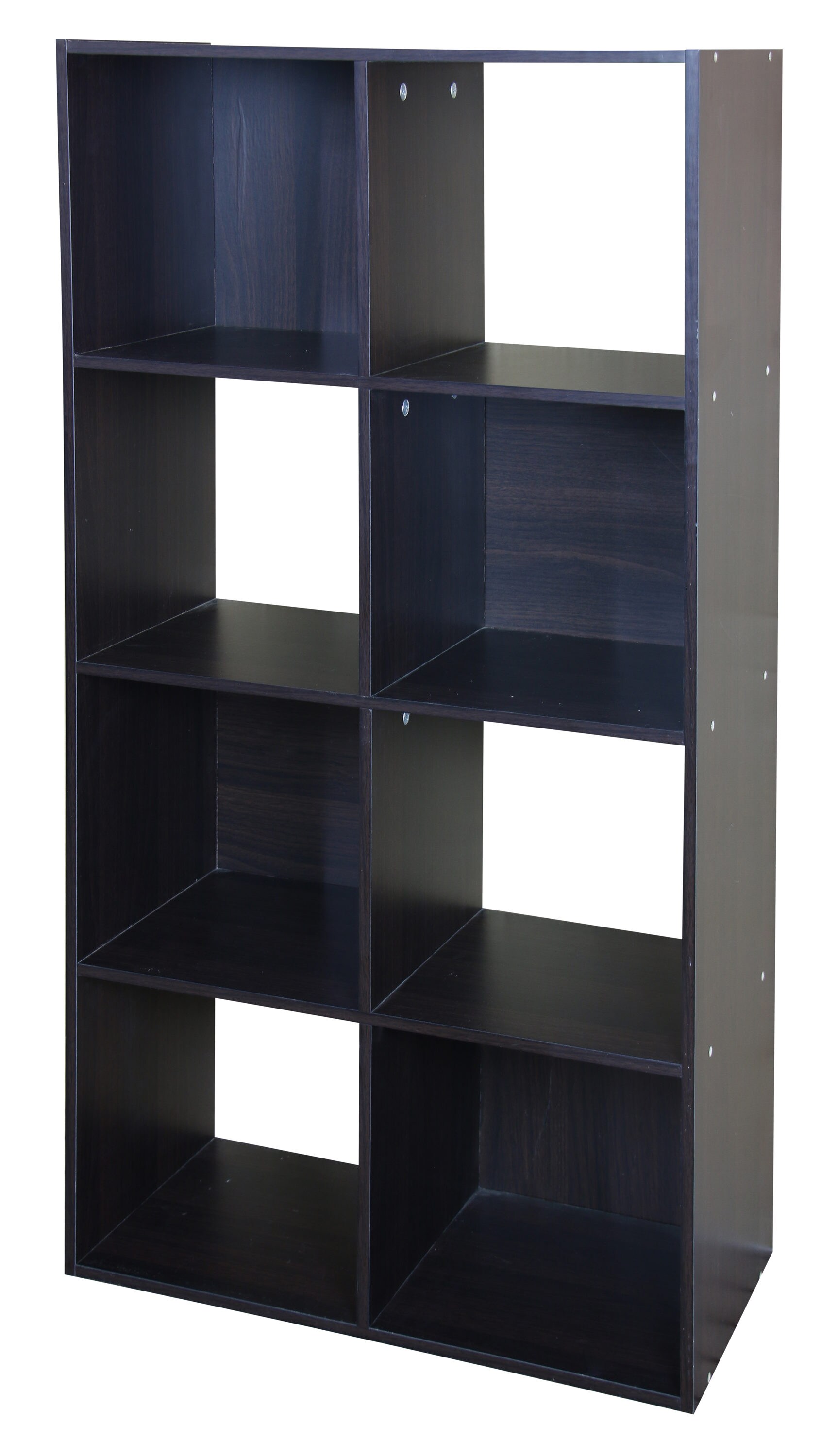 Home Basics LOW55325 47.5-in H x 24-in W x 11.7-in D Natural Composite Wood 8 Cube Organizer
