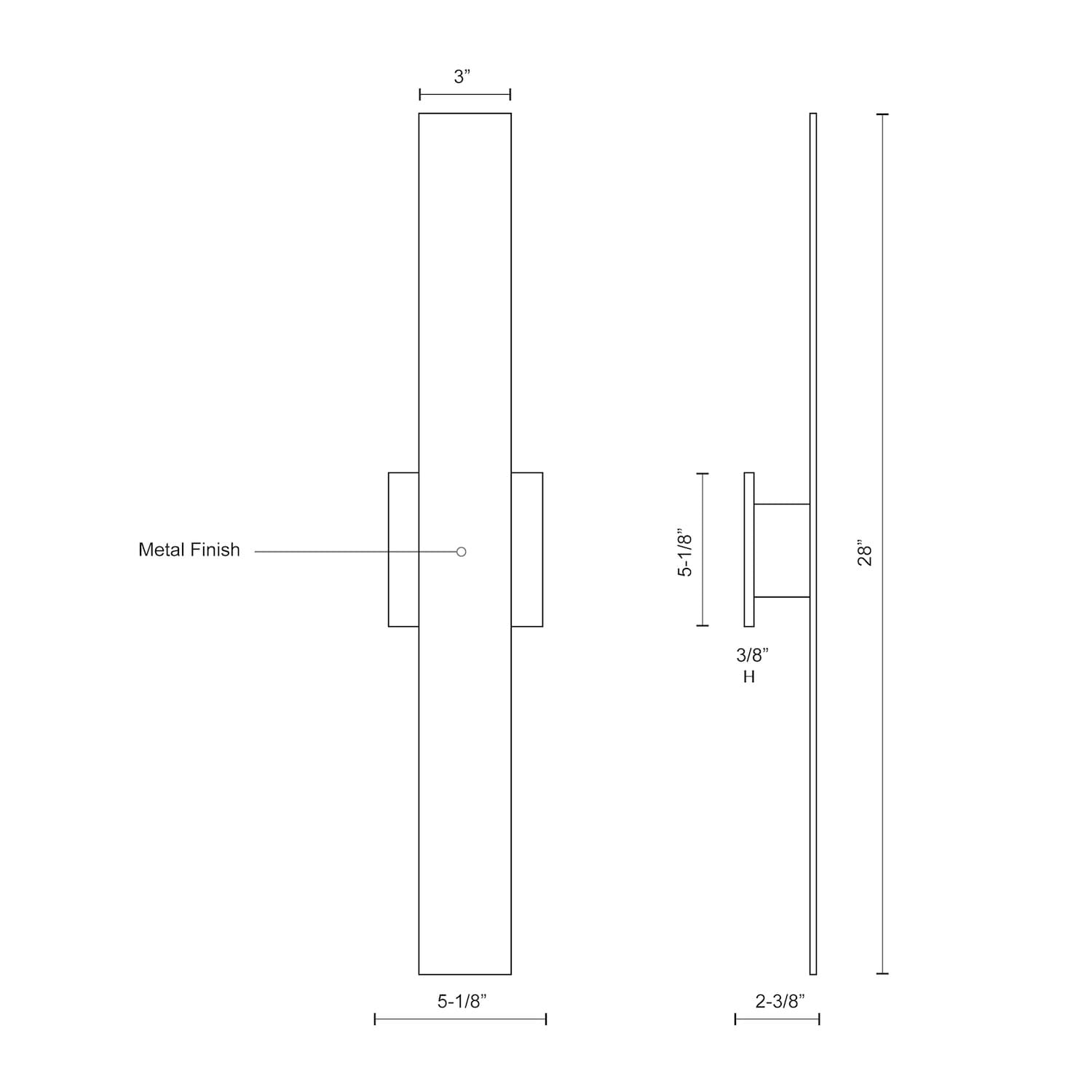 Kuzco Lighting AT7928-BK Outdoor-Wall-Lighting - View #2