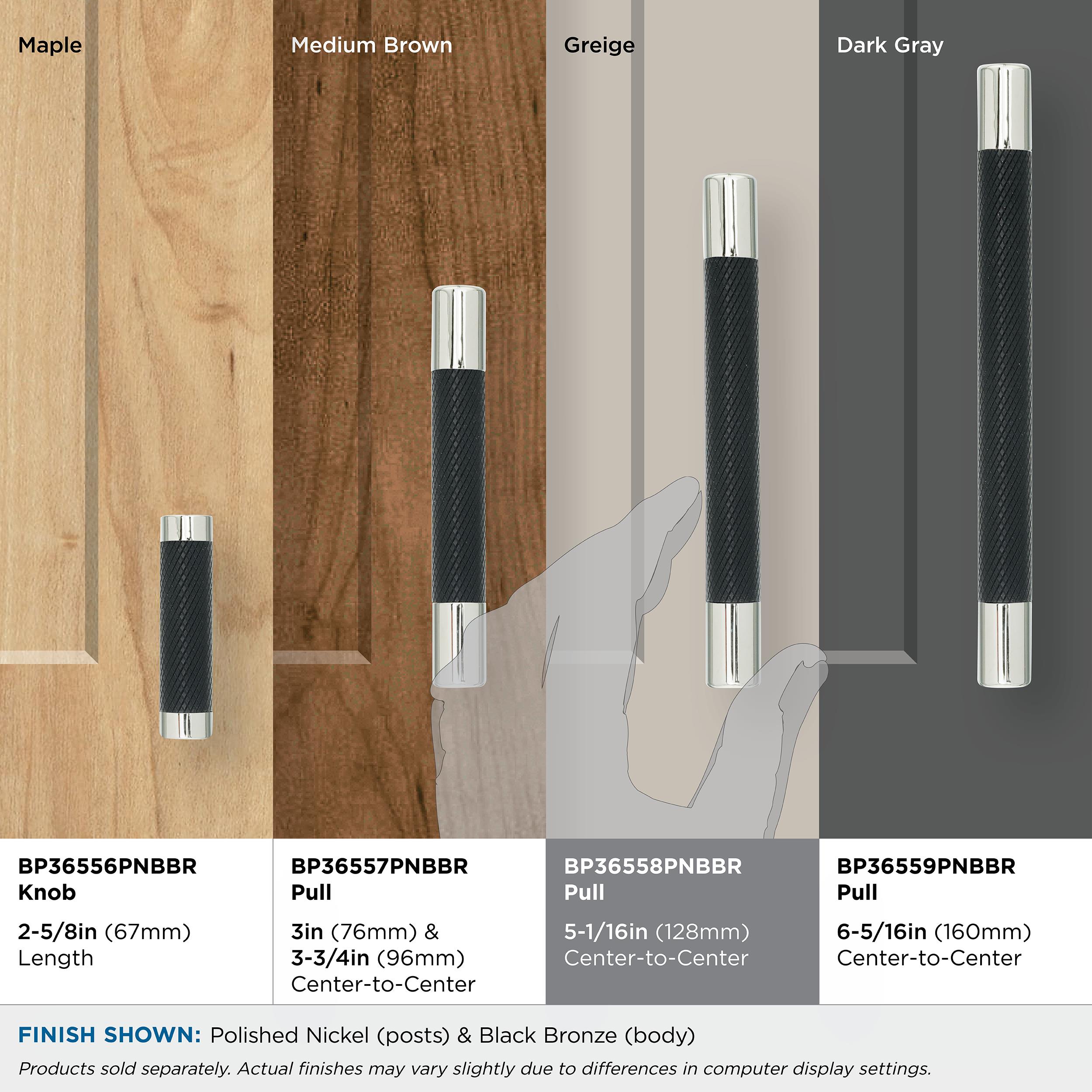 Amerock BP36558PNBBR Cabinet-Pulls - View #5