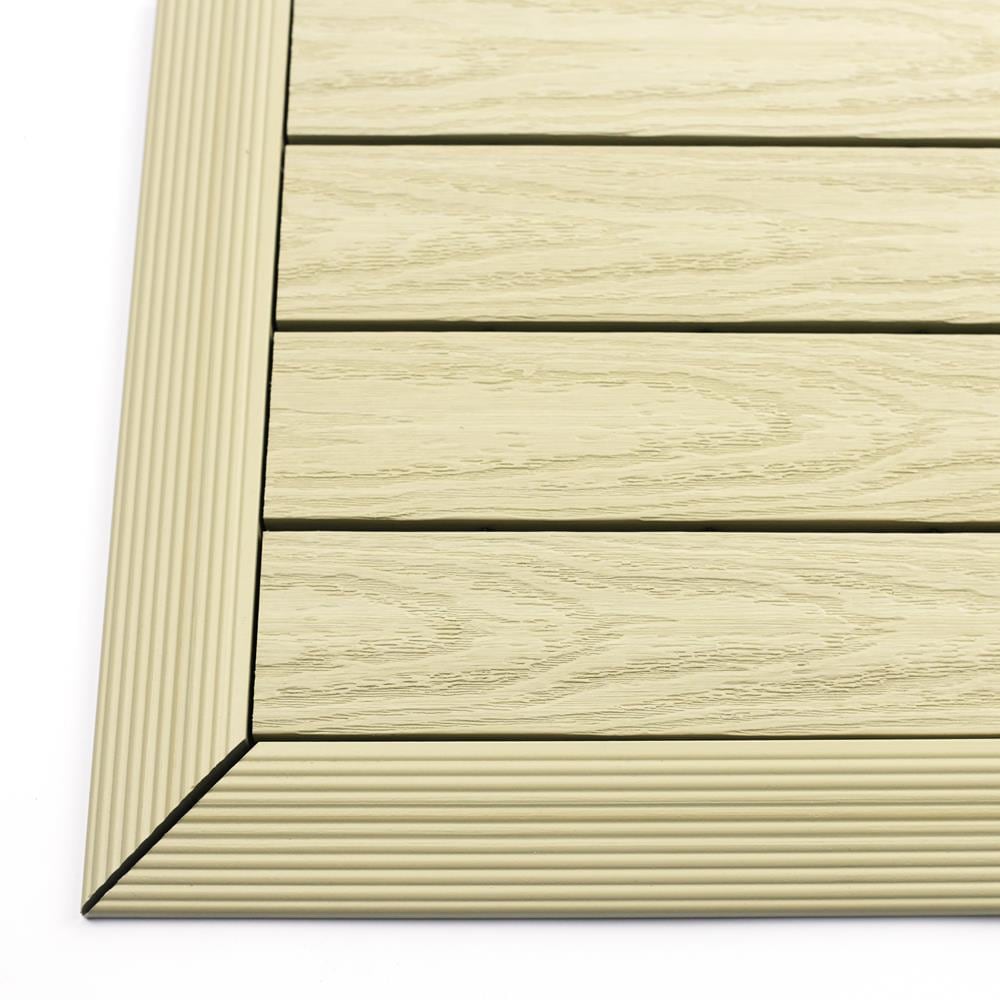 Sahara Sand Composite Interlocking Outdoor Deck Trim
