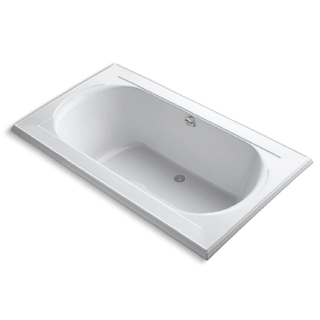 KOHLER Memoirs 6' Bath with Front Drain in the Bathtubs department at ...