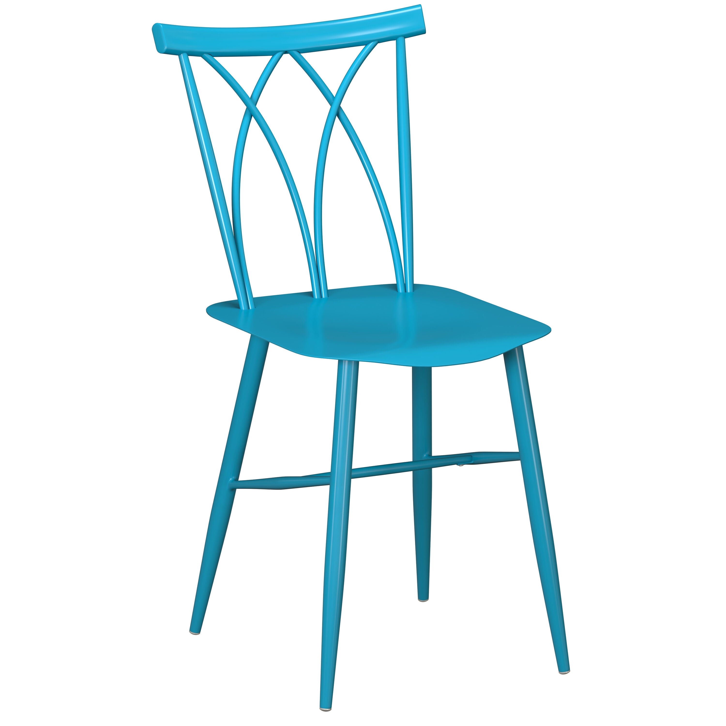 Lifestyle Solutions LSAVLS1BL 2 Ava Modern Blue Accent Chair