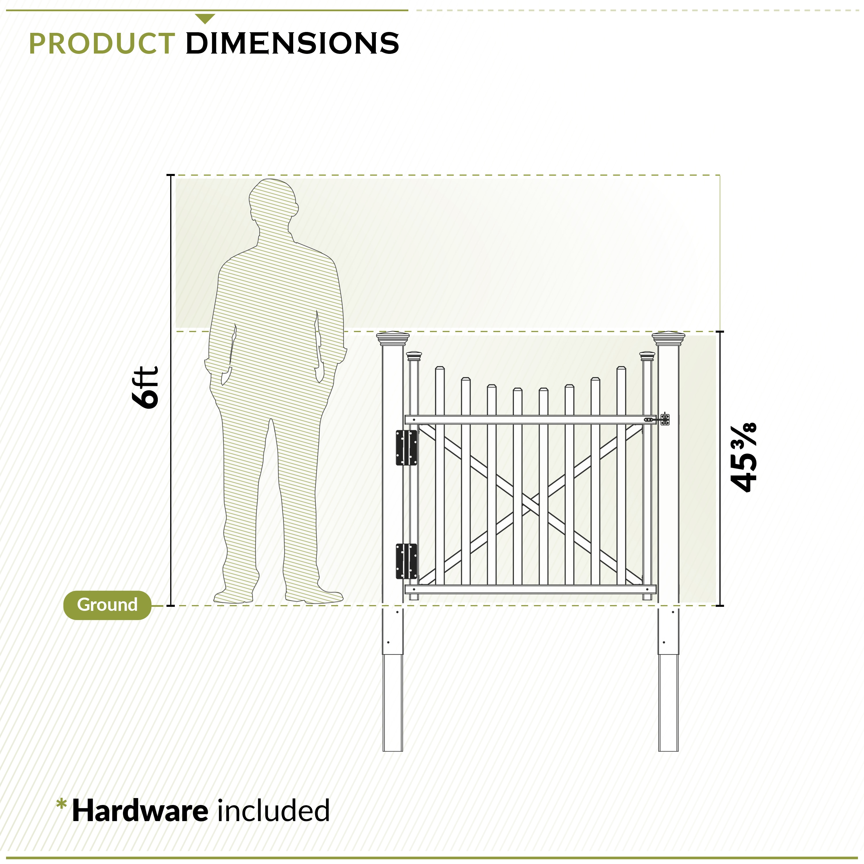 Zippity Outdoor Products ZP19019 Vinyl-Fence-Panels - View #7