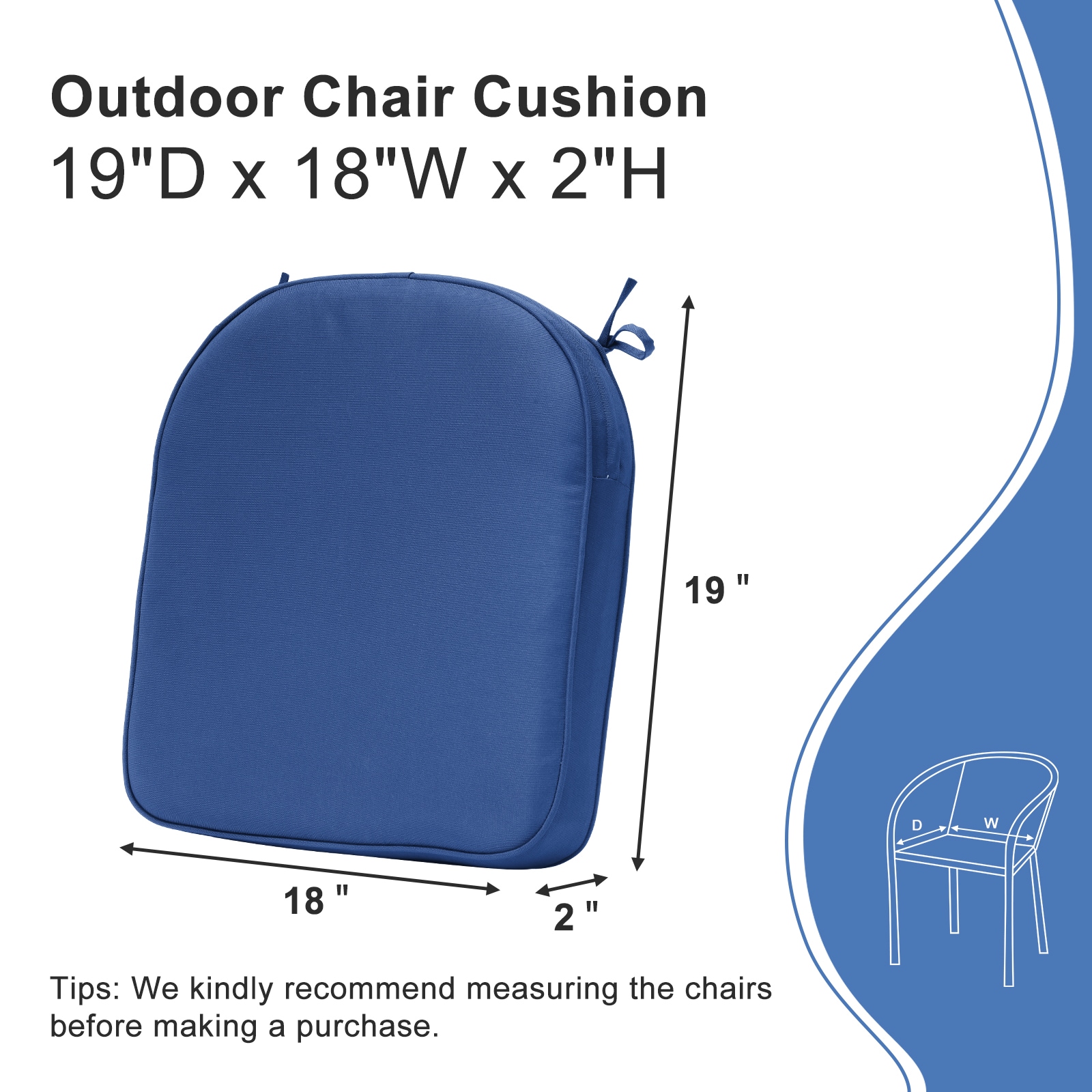 Aoodor A281-PDEDE Patio-Furniture-Cushions - View #3