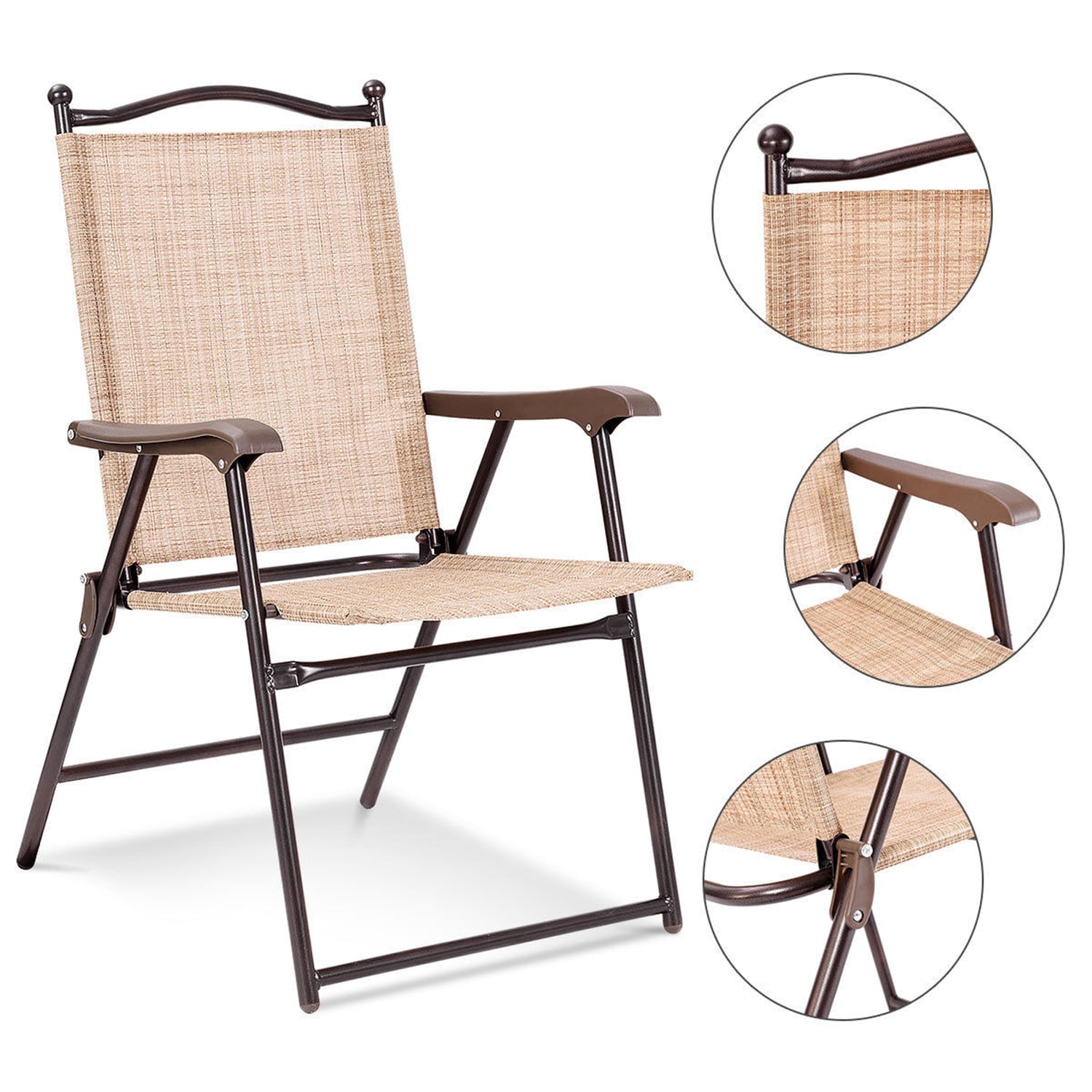 WELLFOR DOG3568-2YE Patio-Chairs - View #6