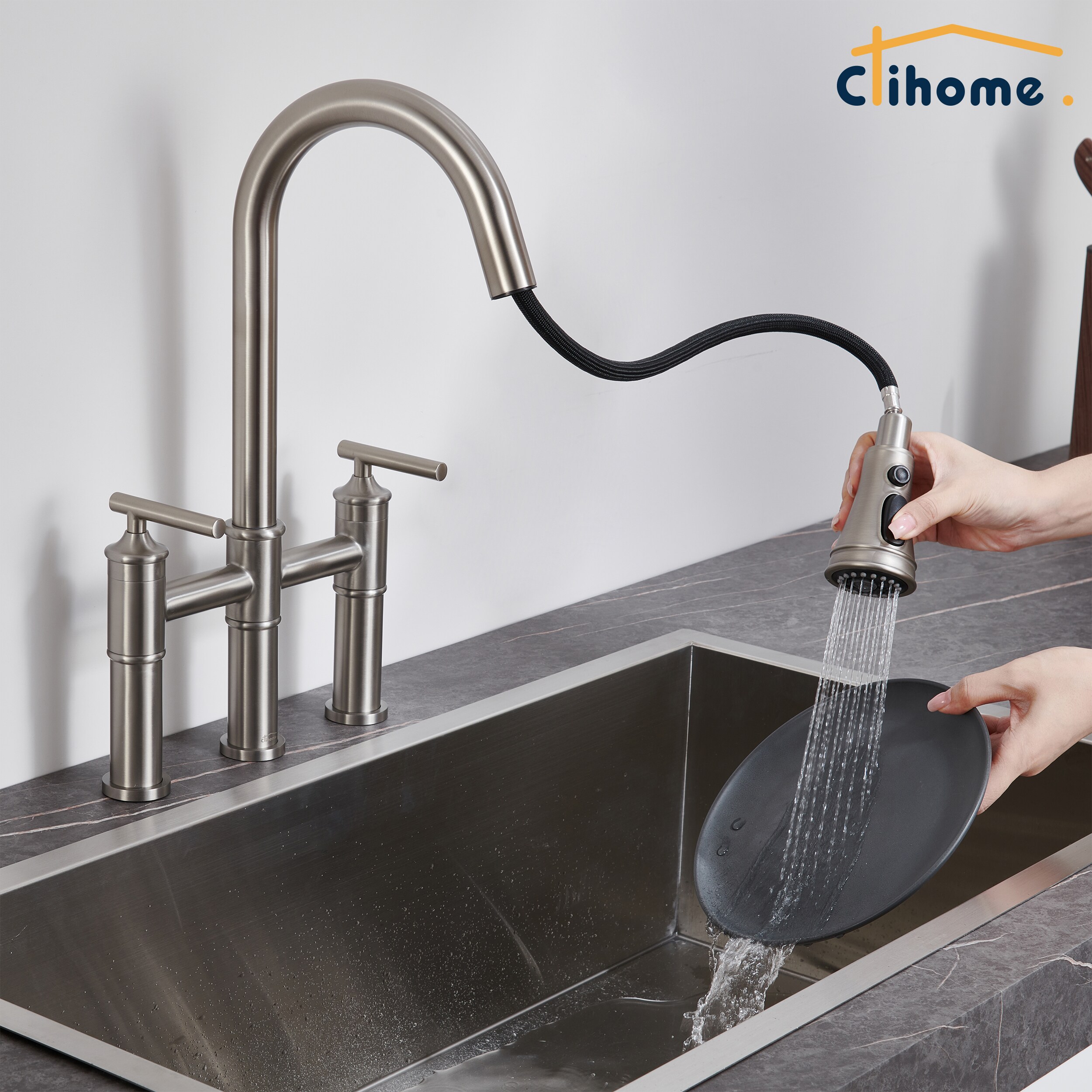 Clihome DG-KF02NS Kitchen-Faucets - View #4