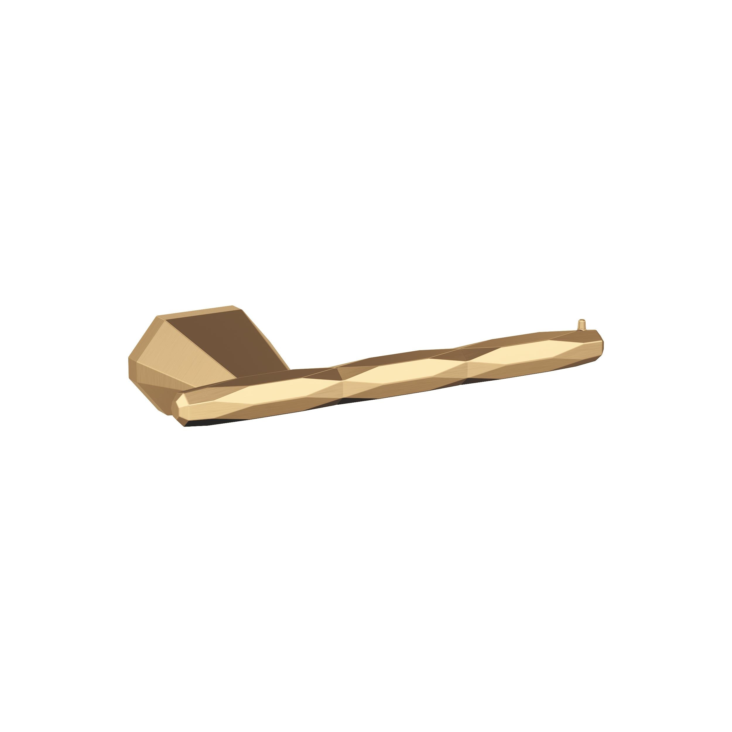 Amerock BH36041CZ St. Vincent Champagne Bronze Wall mount Single post Toilet Paper Holder 1 -Rolls with Storage